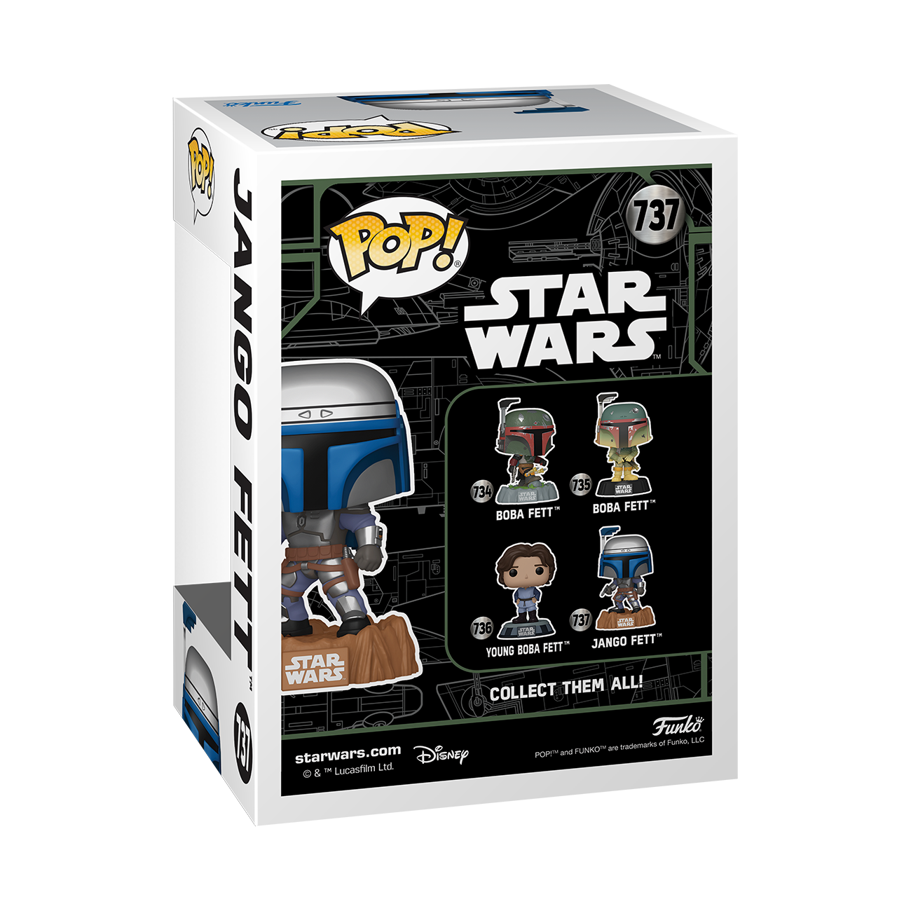 Jango Fett Star Wars Funko Pop w/Lego Star sale Wars 3