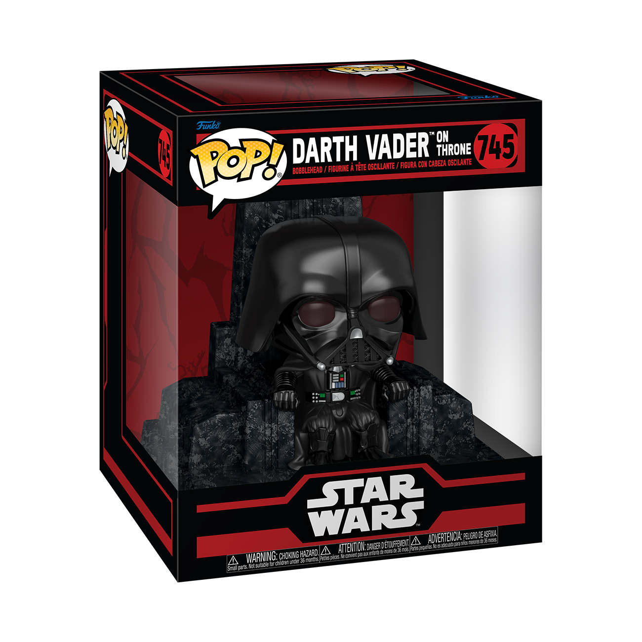 Funko POP! Deluxe: Star Wars Darkside Vader Throne 4.5-in
