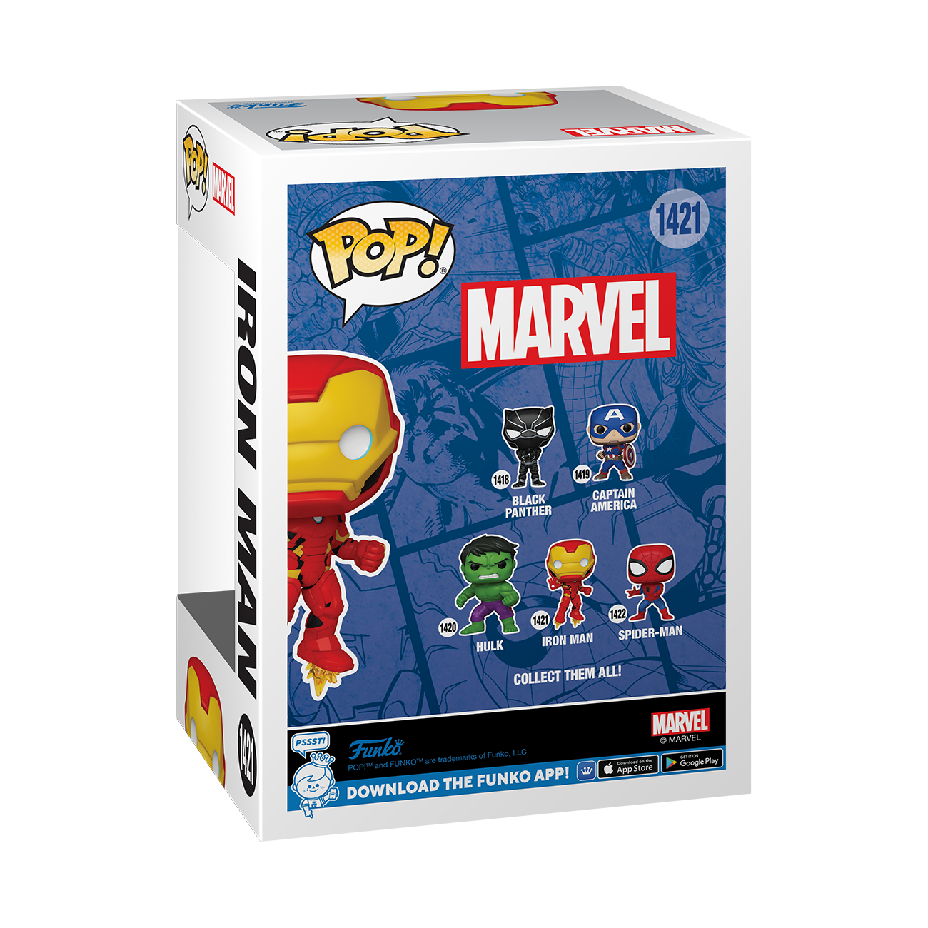 RARE! Funko Pop! Marvel Avengers 2024 #11 Iron Man Vinyl Bobble-Head In Box