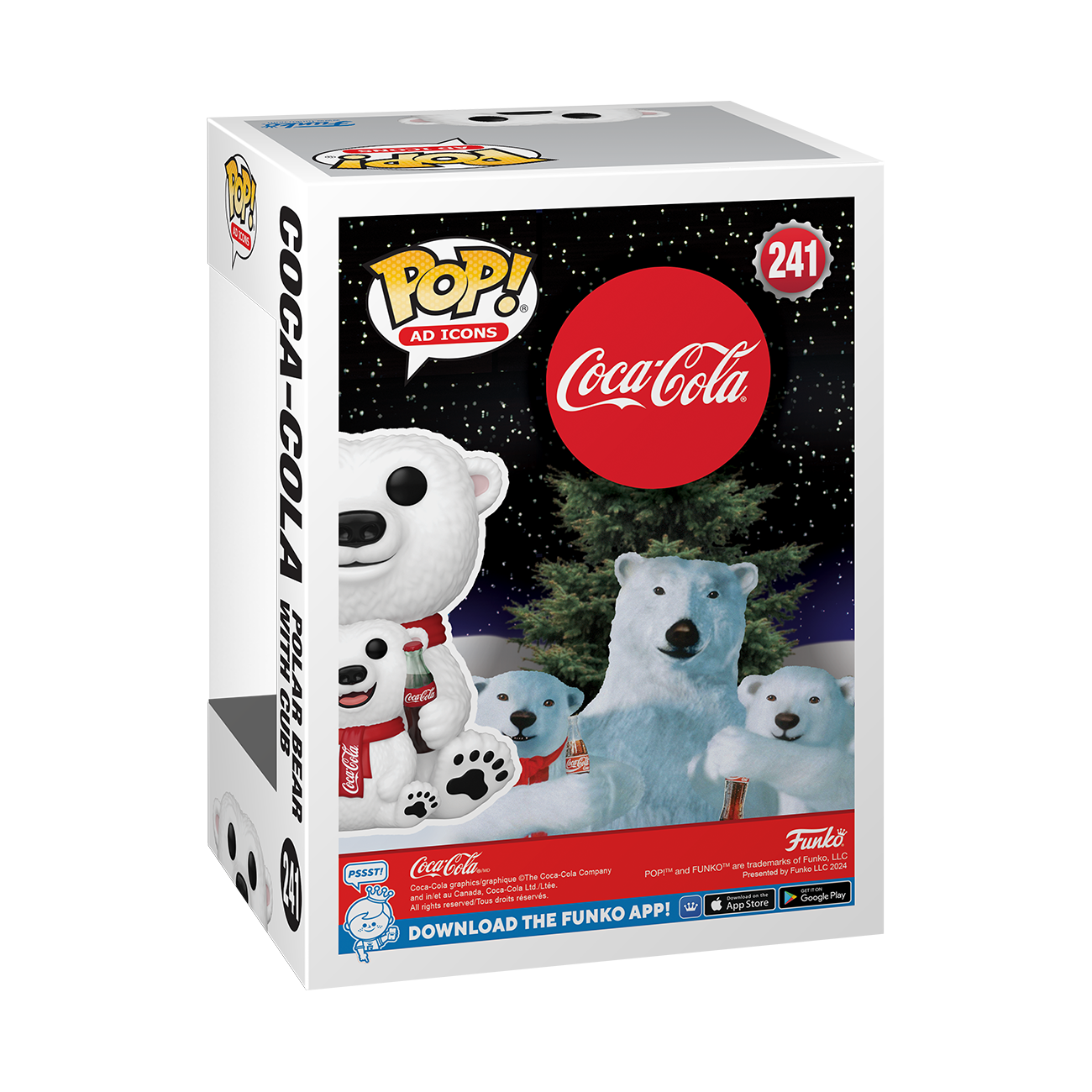 Funko POP! Ad Icons: Coca-Cola Polar Bear with Cub 3.75-in Vinyl Figure