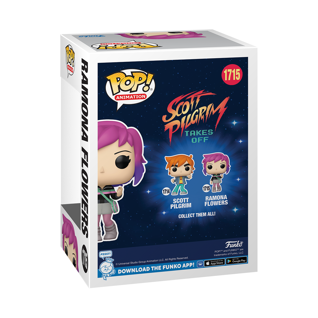 Funko POP! TV: Scott Pilgrim Takes Off Ramona Flowers 4.05-in Vinyl Figure