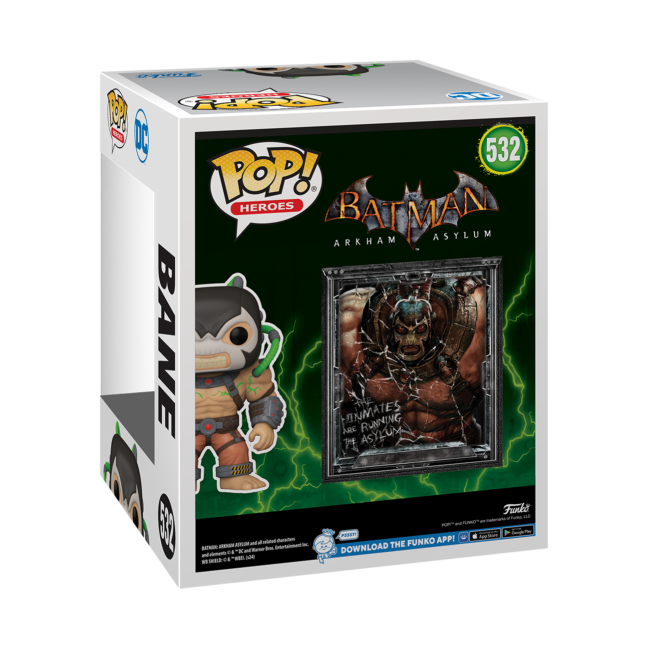 Funko POP! Super: Batman: Arkham Asylum Bane 6.15-in Glow-in