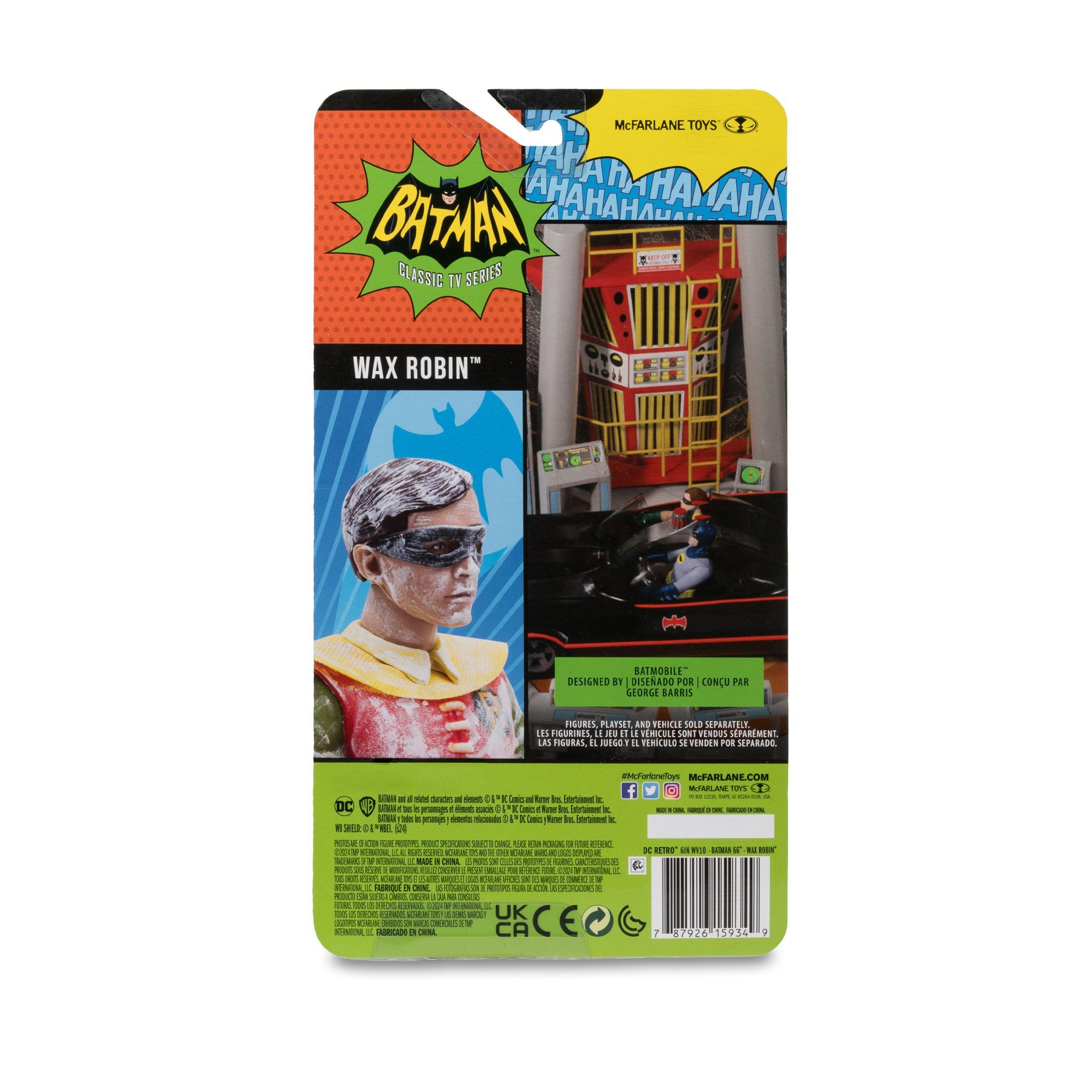 McFarlane Toys DC Multiverse Batman 1966 Wax Robin 6-in Action Figure