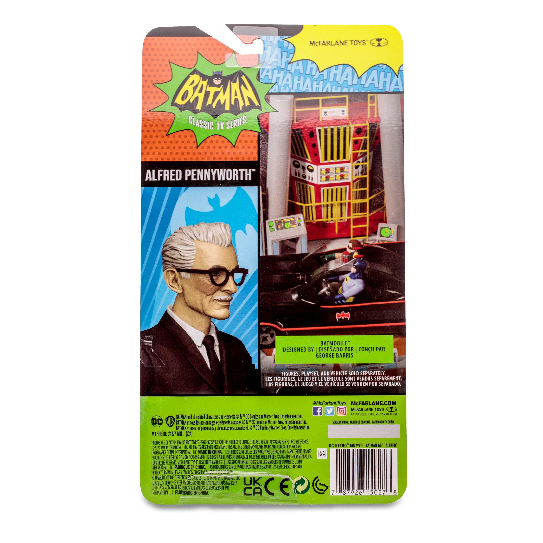 McFarlane Toys DC Multiverse Batman 1966 Alfred 6-in Action Figure