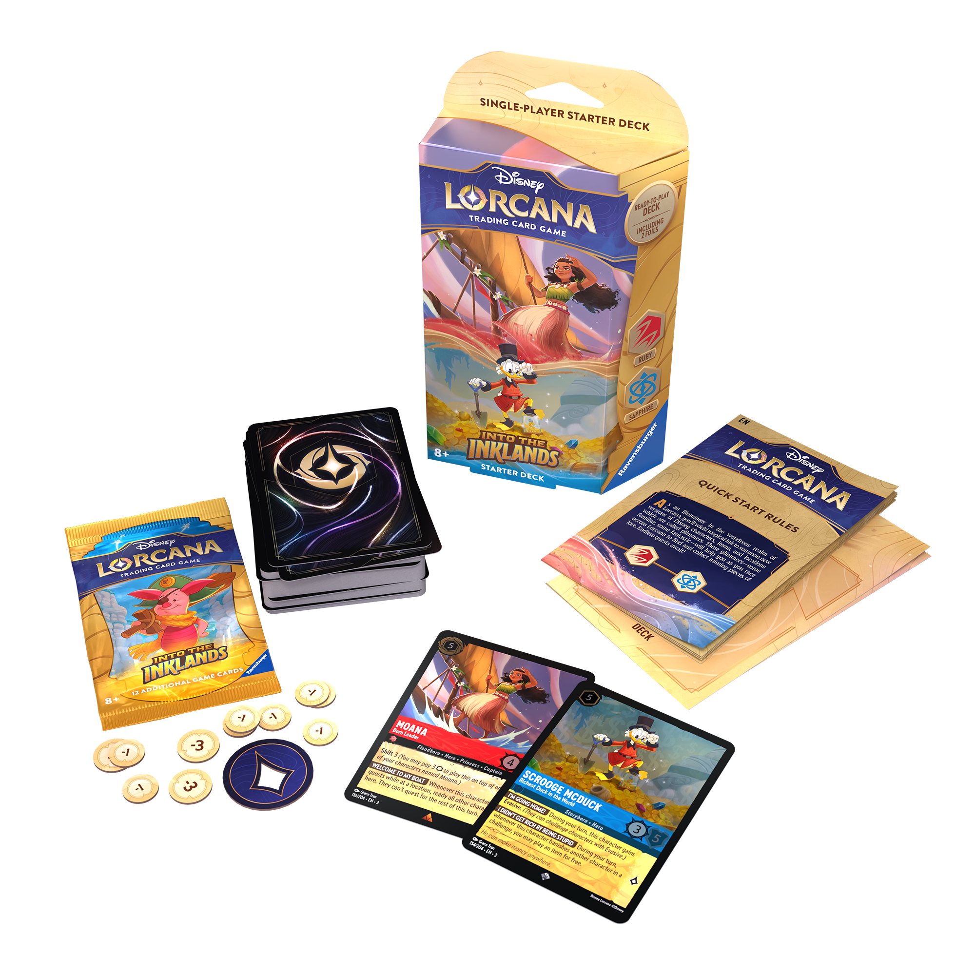 Disney Lorcana: Into the Inklands Chapter 3 Single-Player Starter Deck