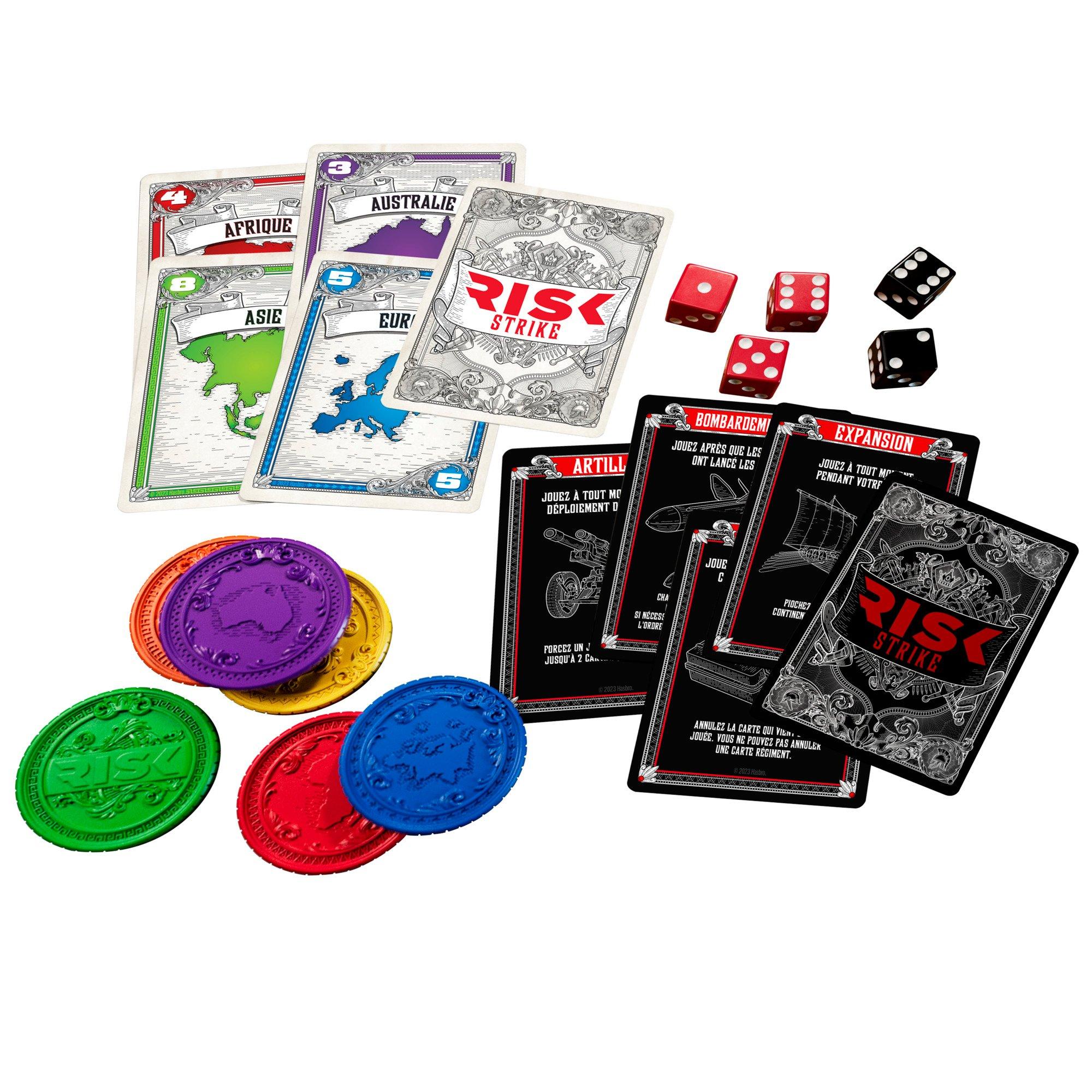 Risk Strike Cards and Dice Game