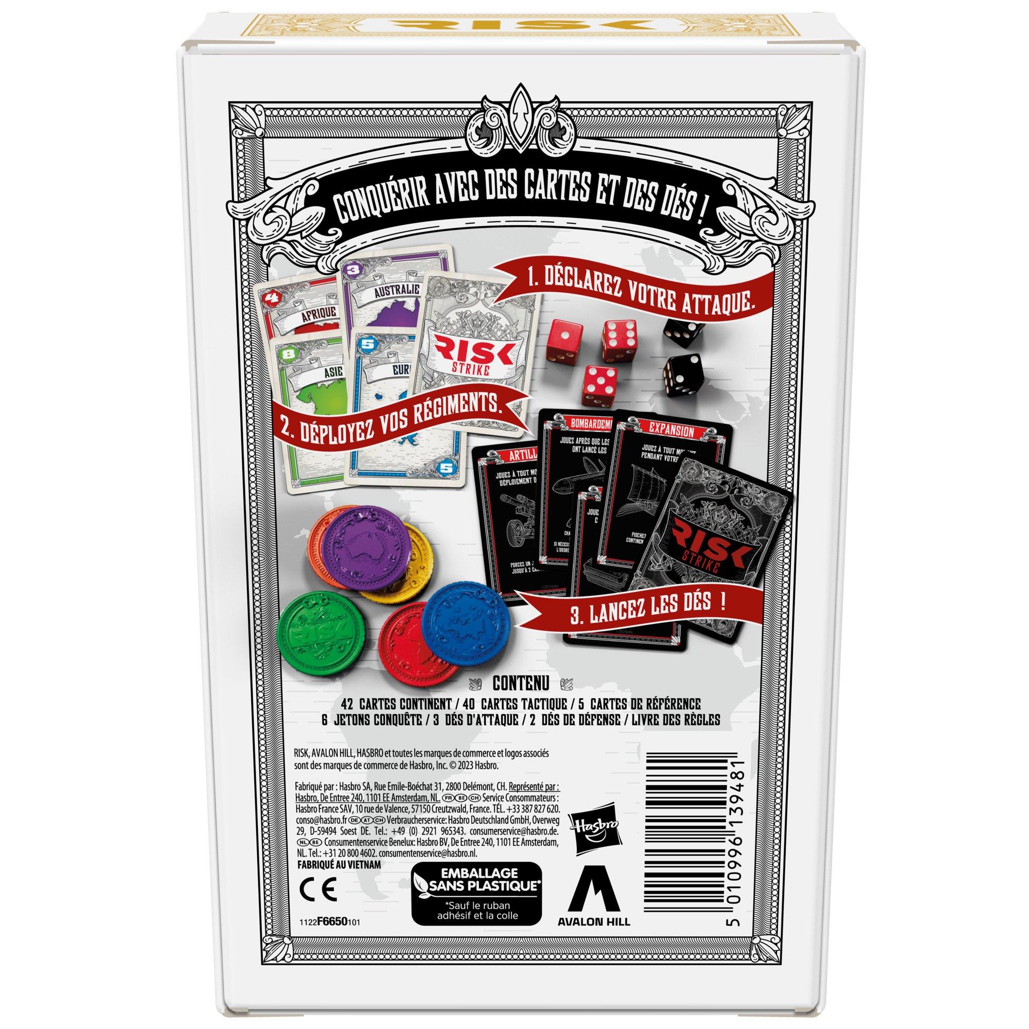 Risk Strike Cards and Dice Game