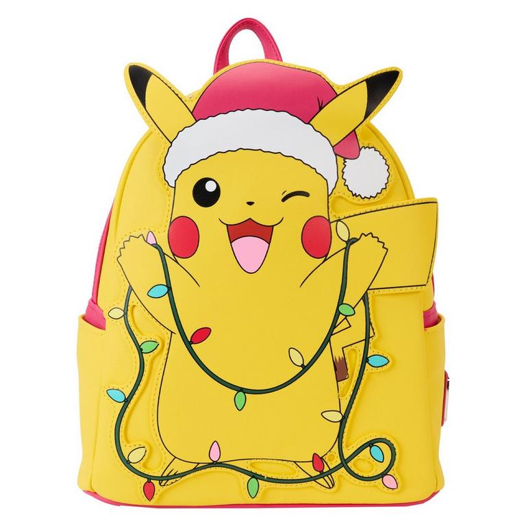 【Loungefly】ポケモン サンタピカチュー Xmas バックパック Loungefly Pokemon Santa Pikachu Christmas Lights Light Up