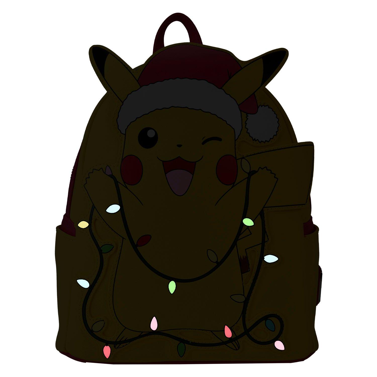 Pokémon Santa Pikachu
String Lights light up mini backpack
Loungefly-New Pokémon Santa Pikachu String Lights Light Up Mini Backpack main image 4