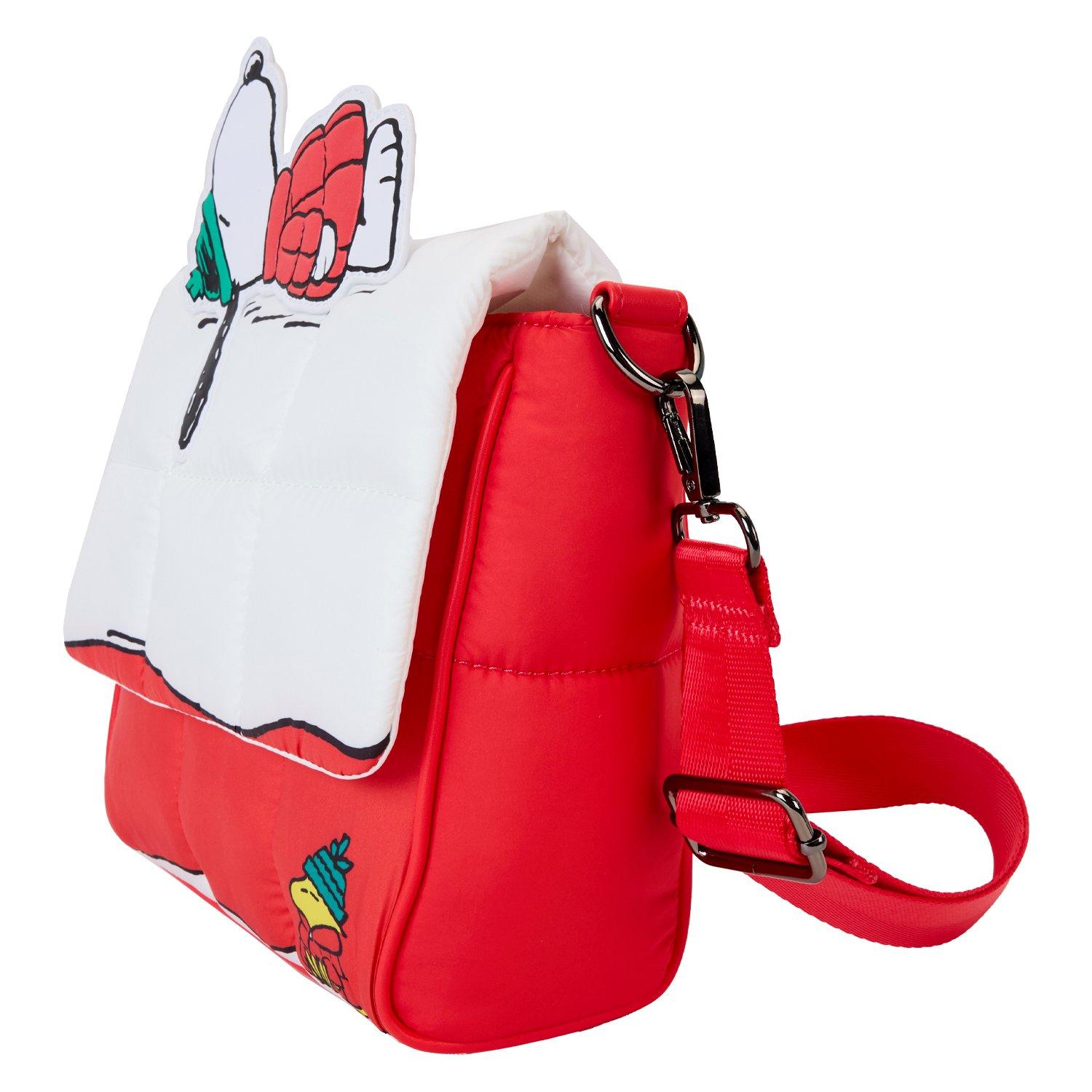 Loungefly Peanuts Snoopy and Woodstock Snow Day Doghouse
