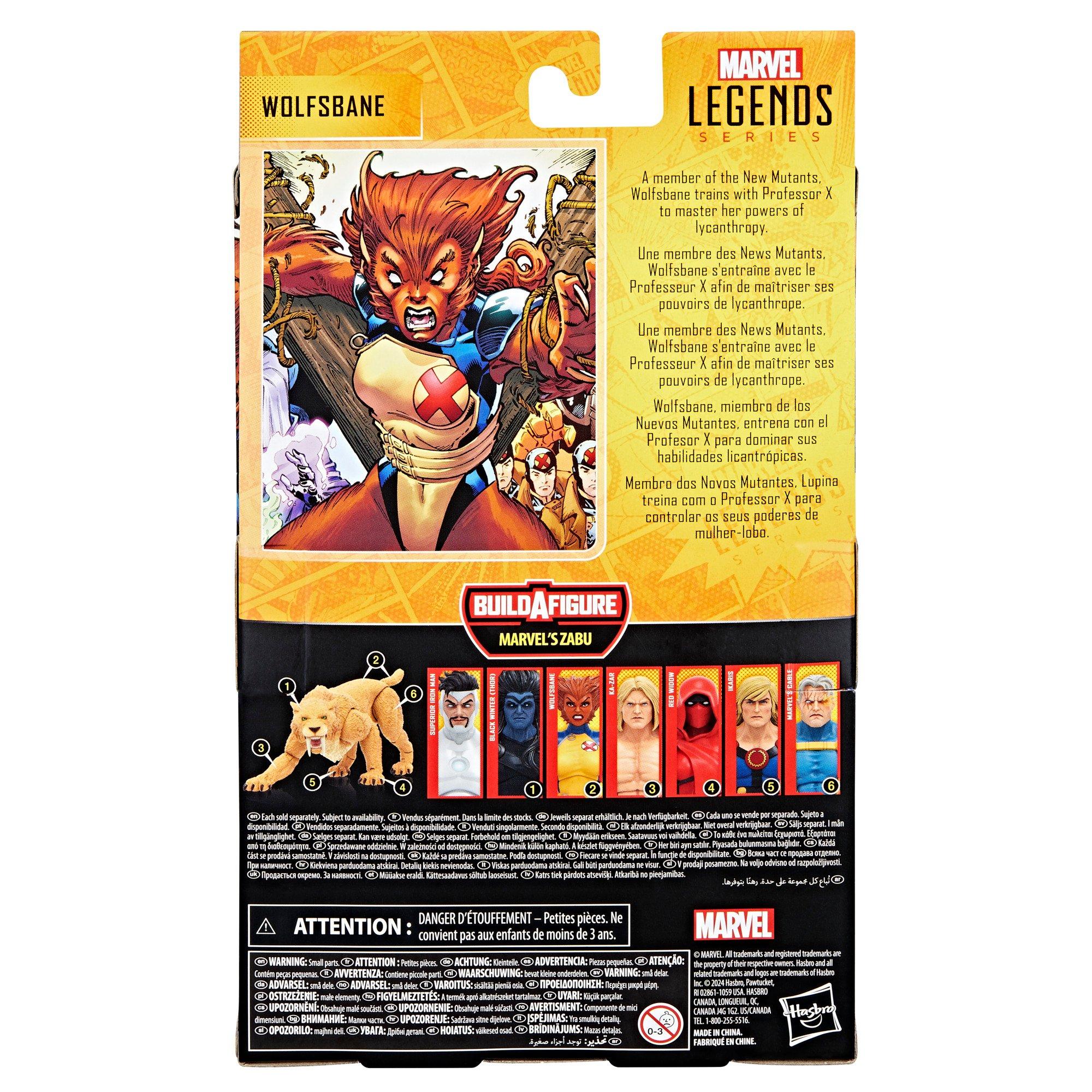 Hasbro Marvel Legends Series Wolfsbane 6-in Action Figure (Build-A-Figure Zabu