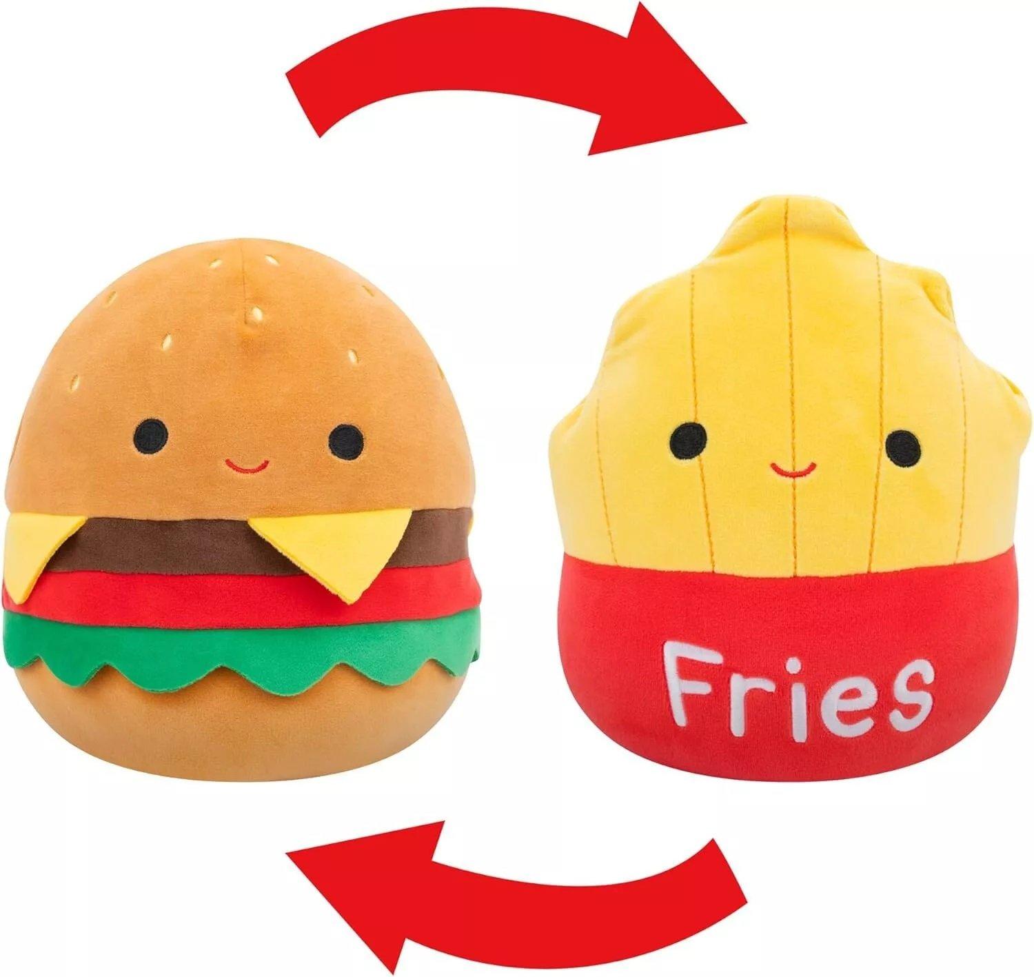 Squishmallows Flip-a-Mallows Carl and Floyd (Burger and Fries) 8