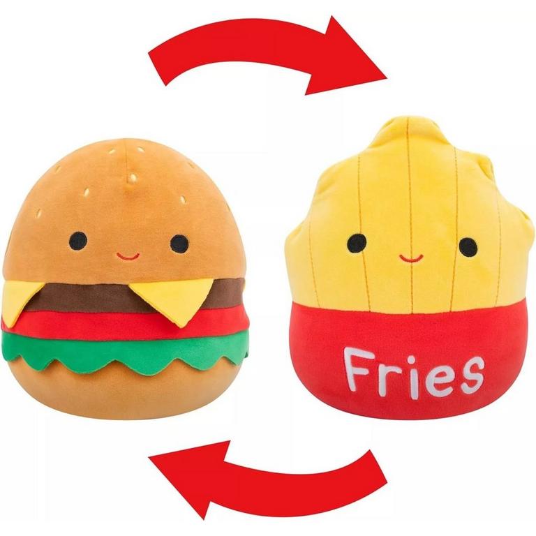 Squishmallows Flip-a-Mallows Carl and Floyd (Burger and Fries) 8-in Plush