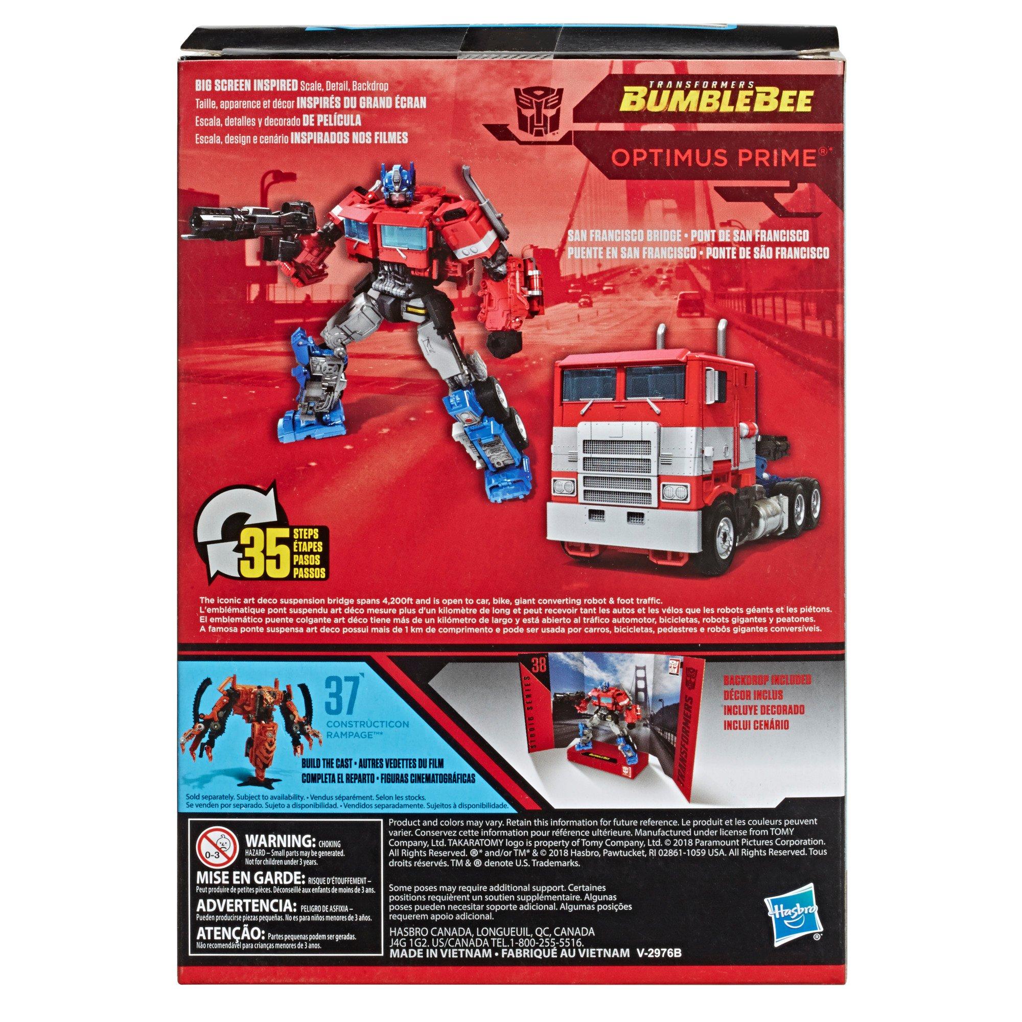 Transformers Toys Studio Series 38 Voyager Class Transformers: Bumblebee  movie Optimus Prime Action Figure - Ages 8 and Up, 6.5-inch, Figures -   Canada