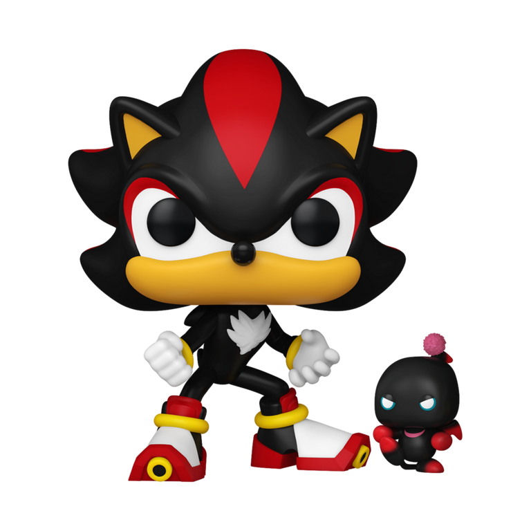 Funko POP! and Buddy: Sonic The Hedgehog- Shadow The Hedgehog and Dark Chao 3.85 and 1.25-in Vinyl Figures