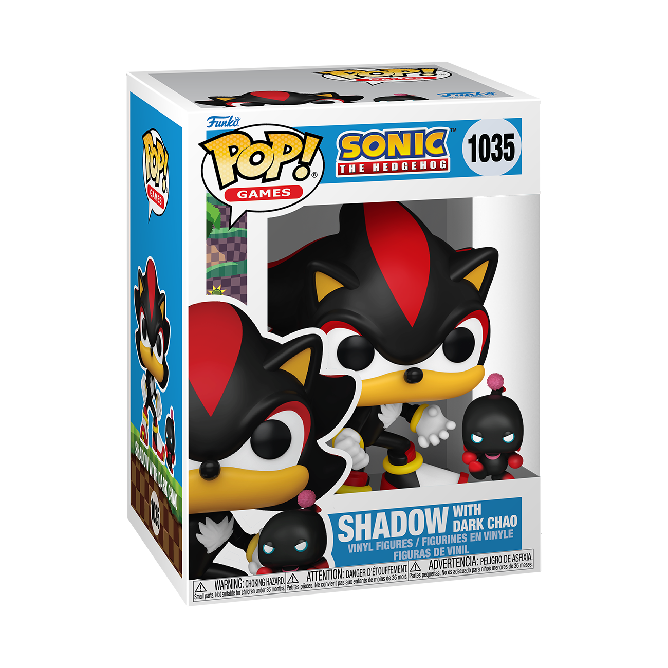 Funko POP! and Buddy: Sonic The Hedgehog- Shadow The Hedgehog and Dark Chao Vinyl Figure Set -2-Pack