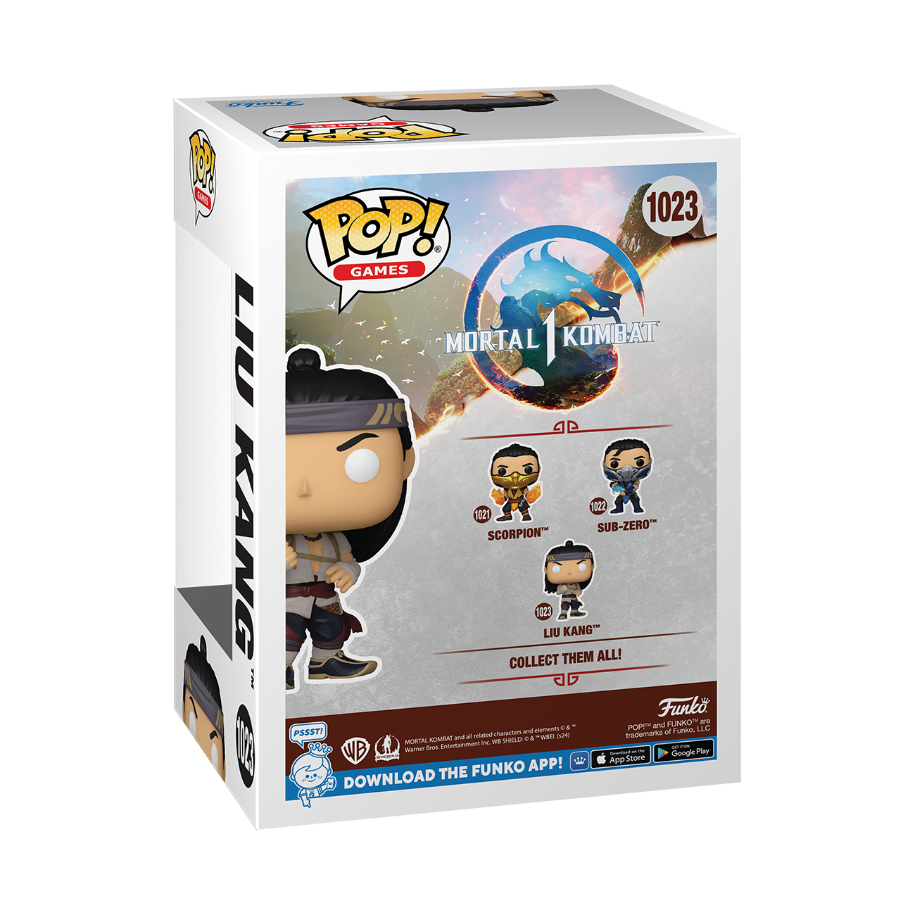 Outlet Funko Pop Mortal Kombat Set of 4