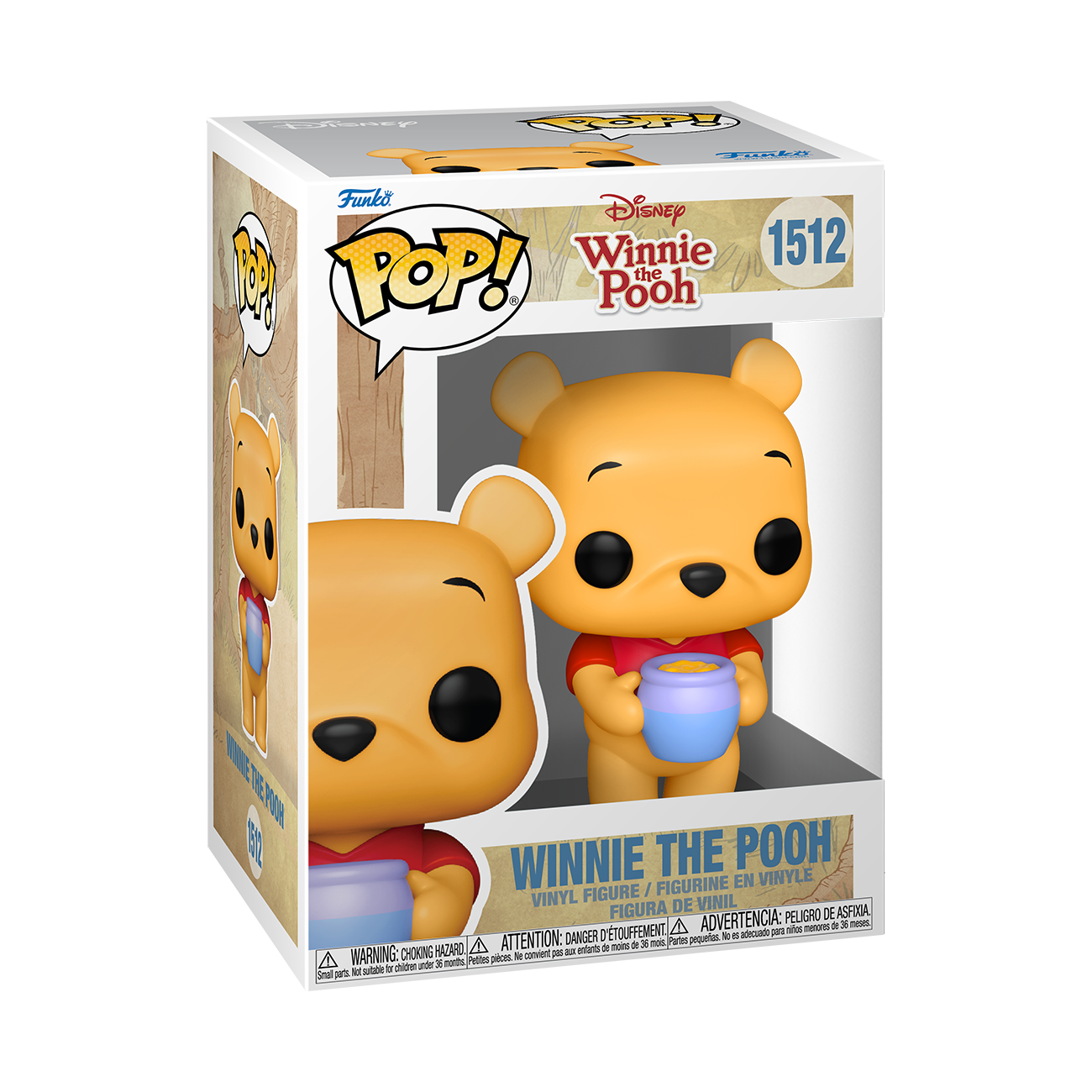 Winnie the Pooh Plush – Medium 12'' – Disney Store Japan