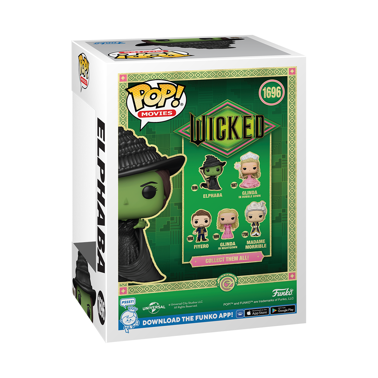 Funko POP! Movies: Wicked Elphaba 4.65-in Vinyl Figure
