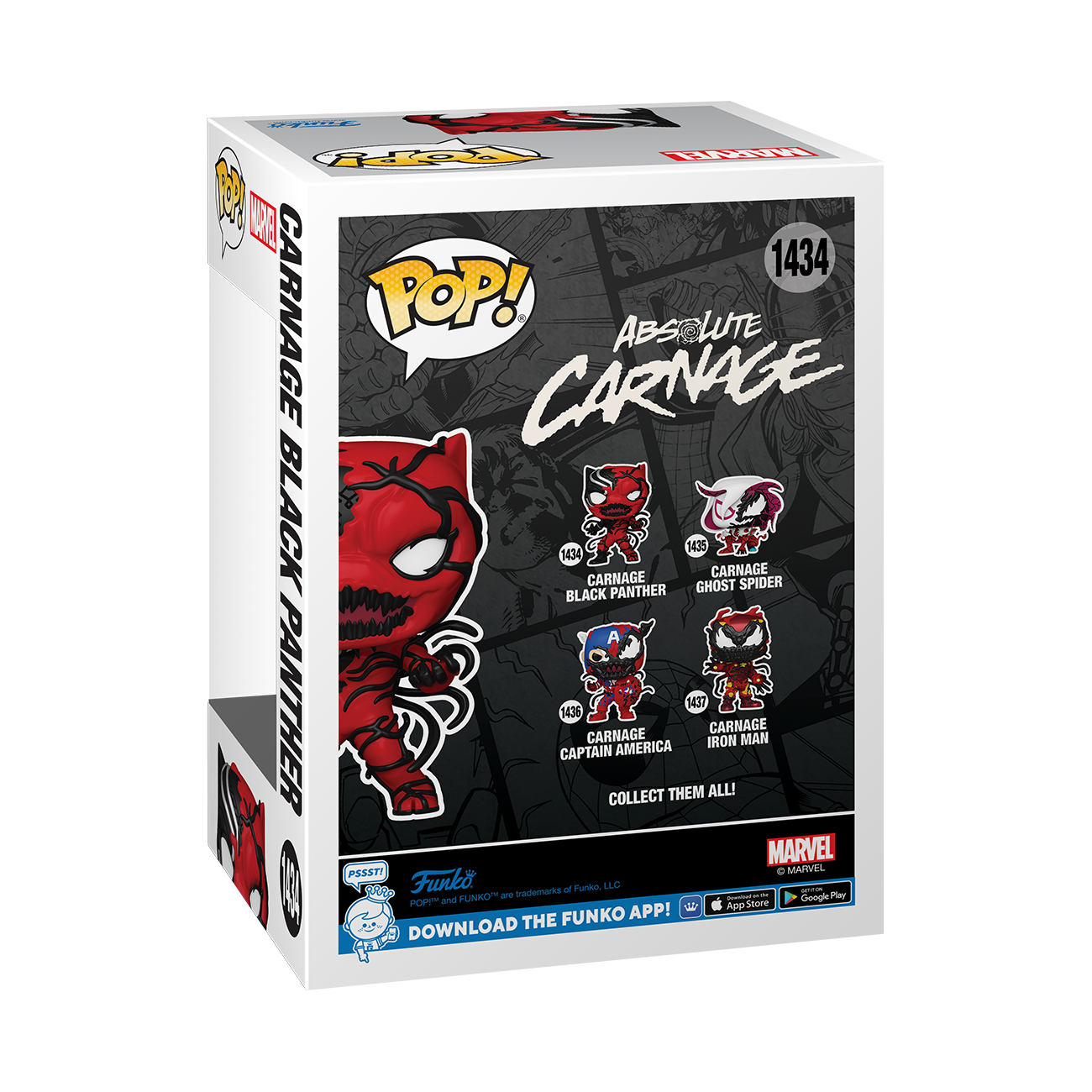 Funko POP! Marvel: Carnageized Black Panther 3.85-in Vinyl