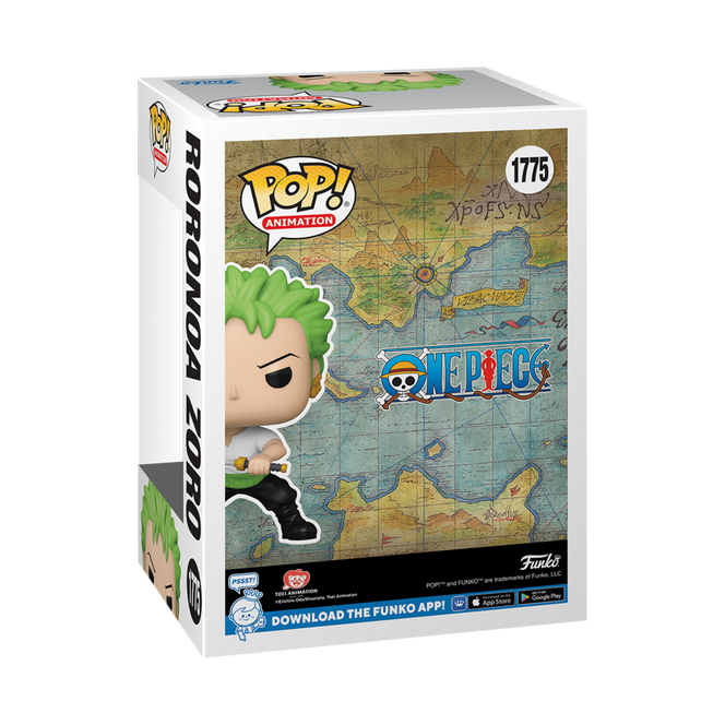 POP Anime: One Piece - Roronoa Zoro Funko #1775 Vinyl POP Anime: One Piece - Roronoa Zoro Funko #1775 Vinyl