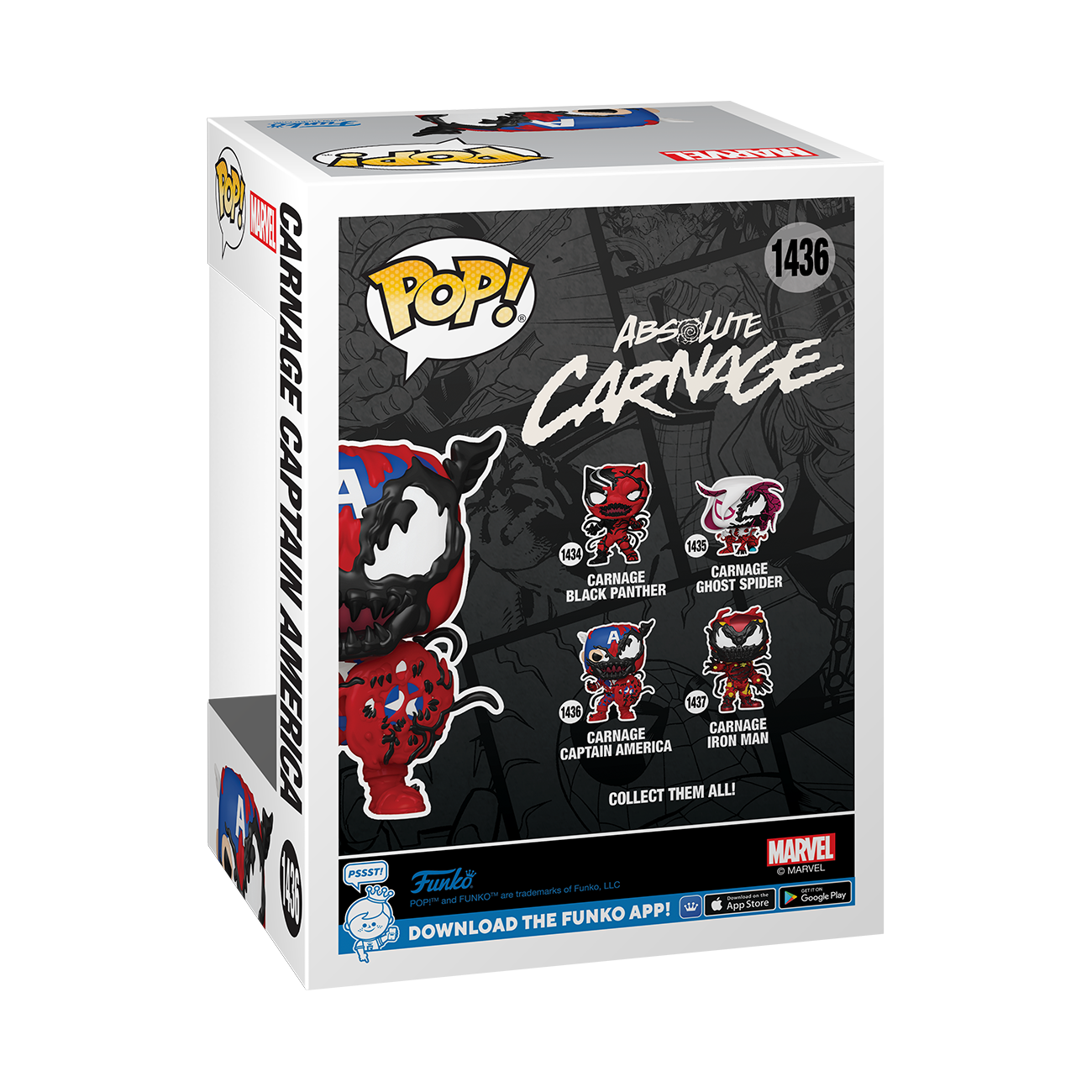 Funko POP! Marvel: Carnageized Captain America 3.85-in Vinyl