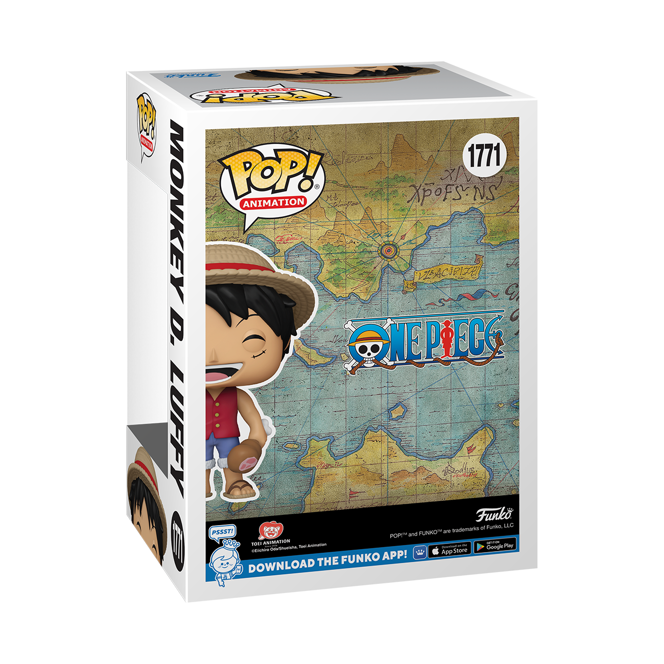 Funko POP! Animation: One Piece (Refresh) Luffy 4.3-in Vinyl Figure