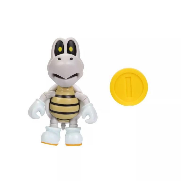 Jakks Pacific Super Mario Dry Bones 4-In Figure with Coin