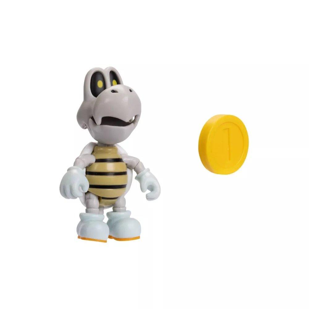 Jakks Pacific Super Mario Dry Bones Figure with Coin