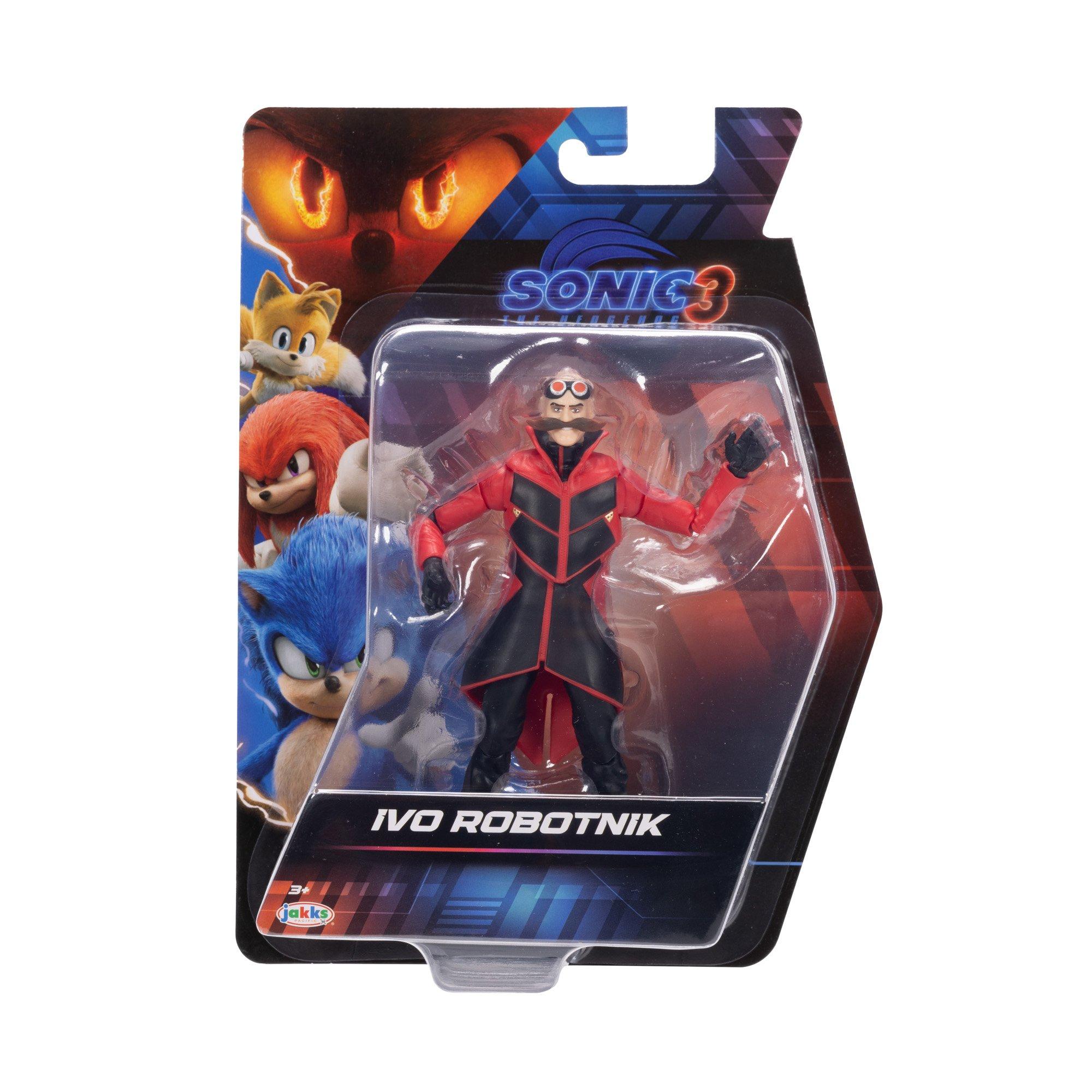 Jakks Pacific Sonic the Hedgehog 3 Ivo Robotnik 5-in Action Figure