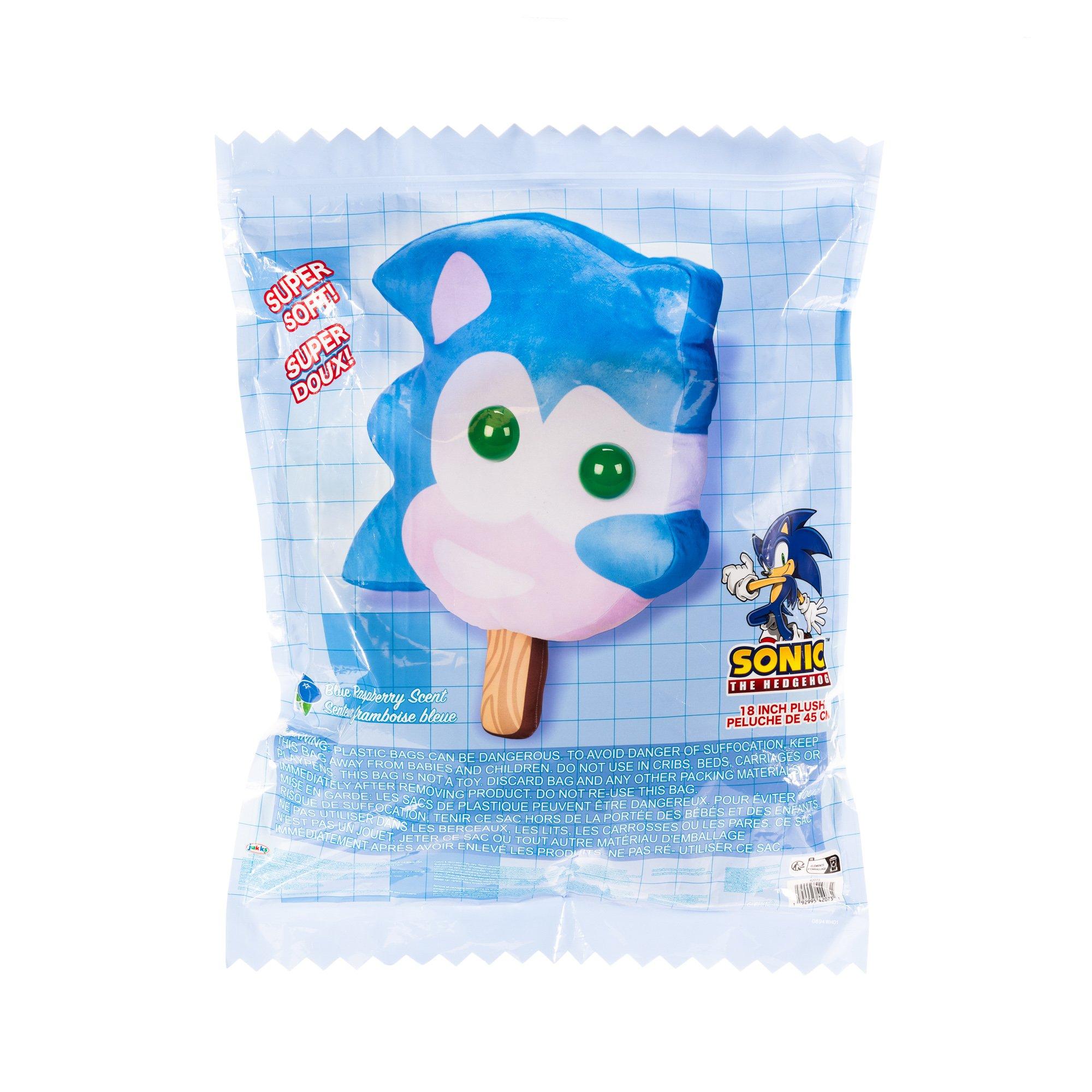 Jakks Pacific Sonic the Hedgehog Sonic Ice Cream Bar 18-in Plush