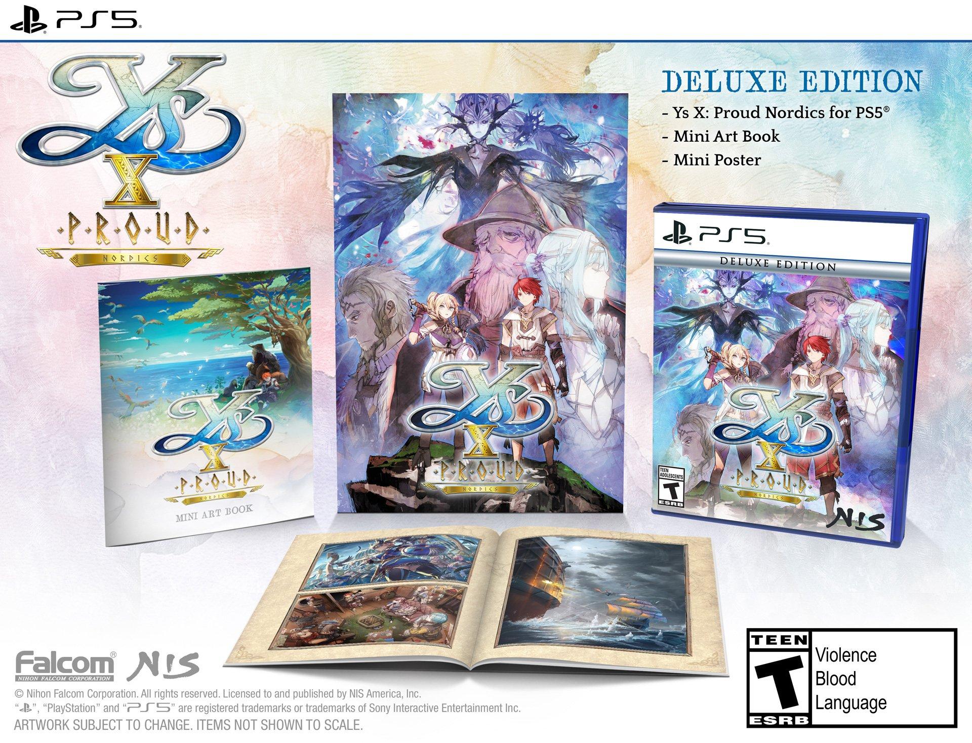 Ys X: Proud Nordics Deluxe Edition - PlayStation 5