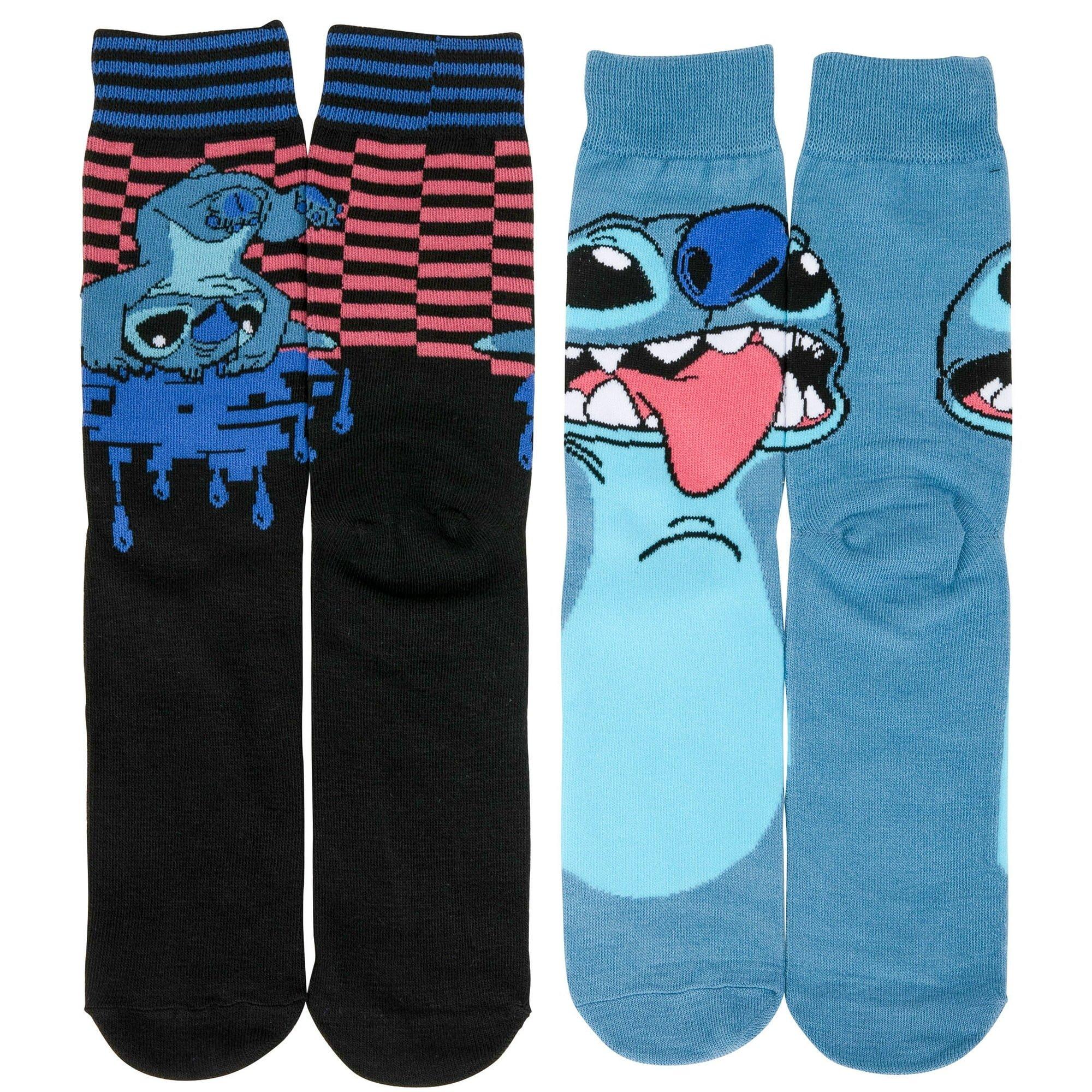 Disney Lilo and Stitch Cosplay Crew Socks 2 Pack