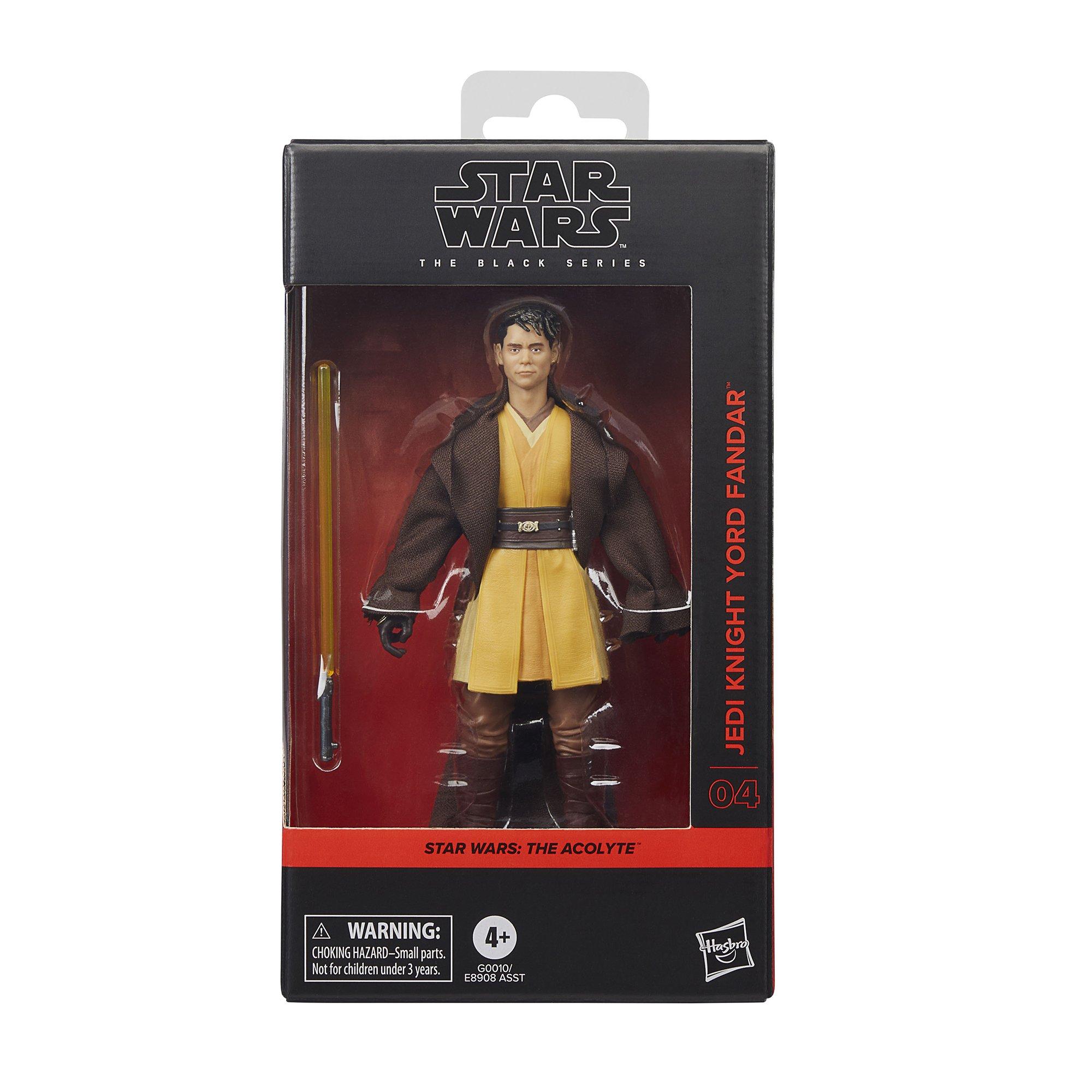 Hasbro Star Wars The Black Series Star Wars: The Acolyte Jedi Knight Yord Fandar 6-in Action Figure