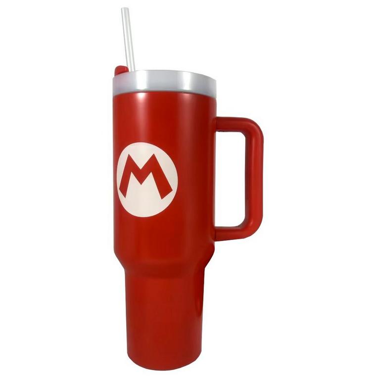 Super Mario - Mario Icon 40oz Travel Tumbler