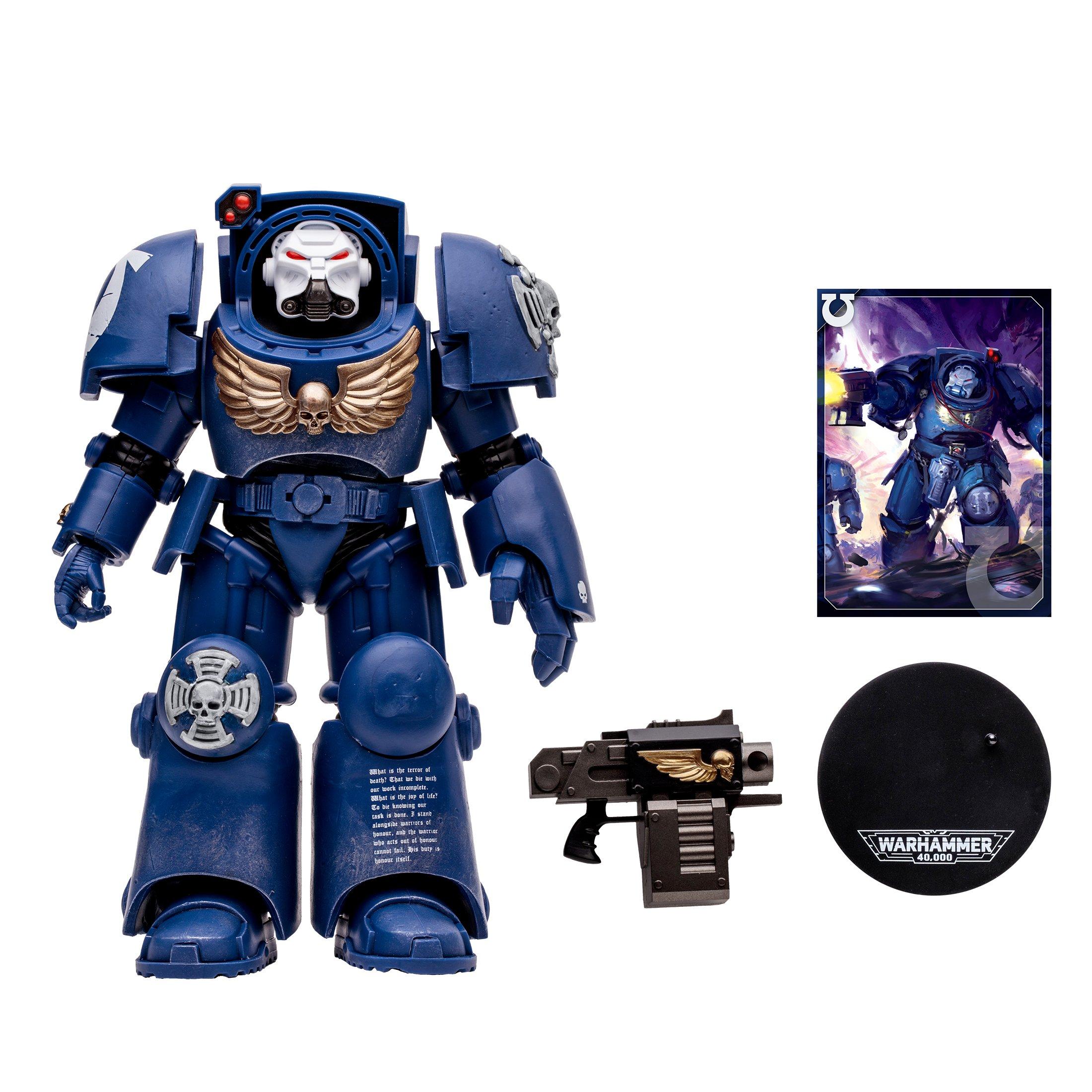 McFarlane Toys Warhammer 40,000 Ultramarine Terminator 7-in Action Figure