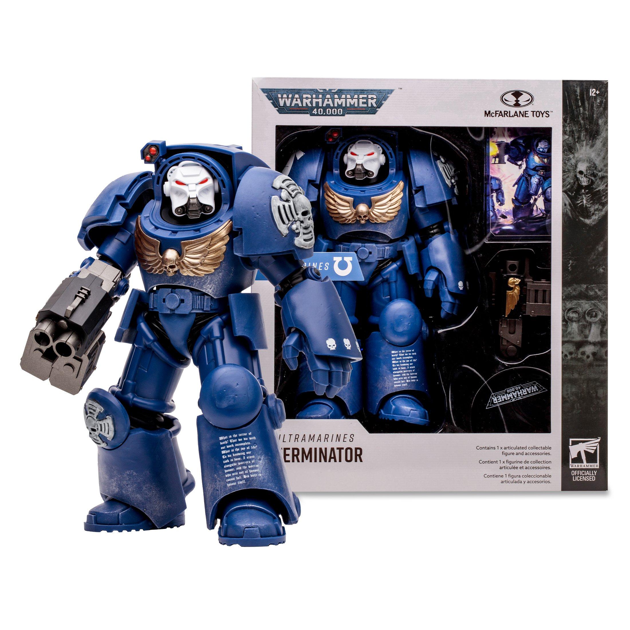 McFarlane Toys Warhammer 40,000 Ultramarine Terminator 7-in Action Figure