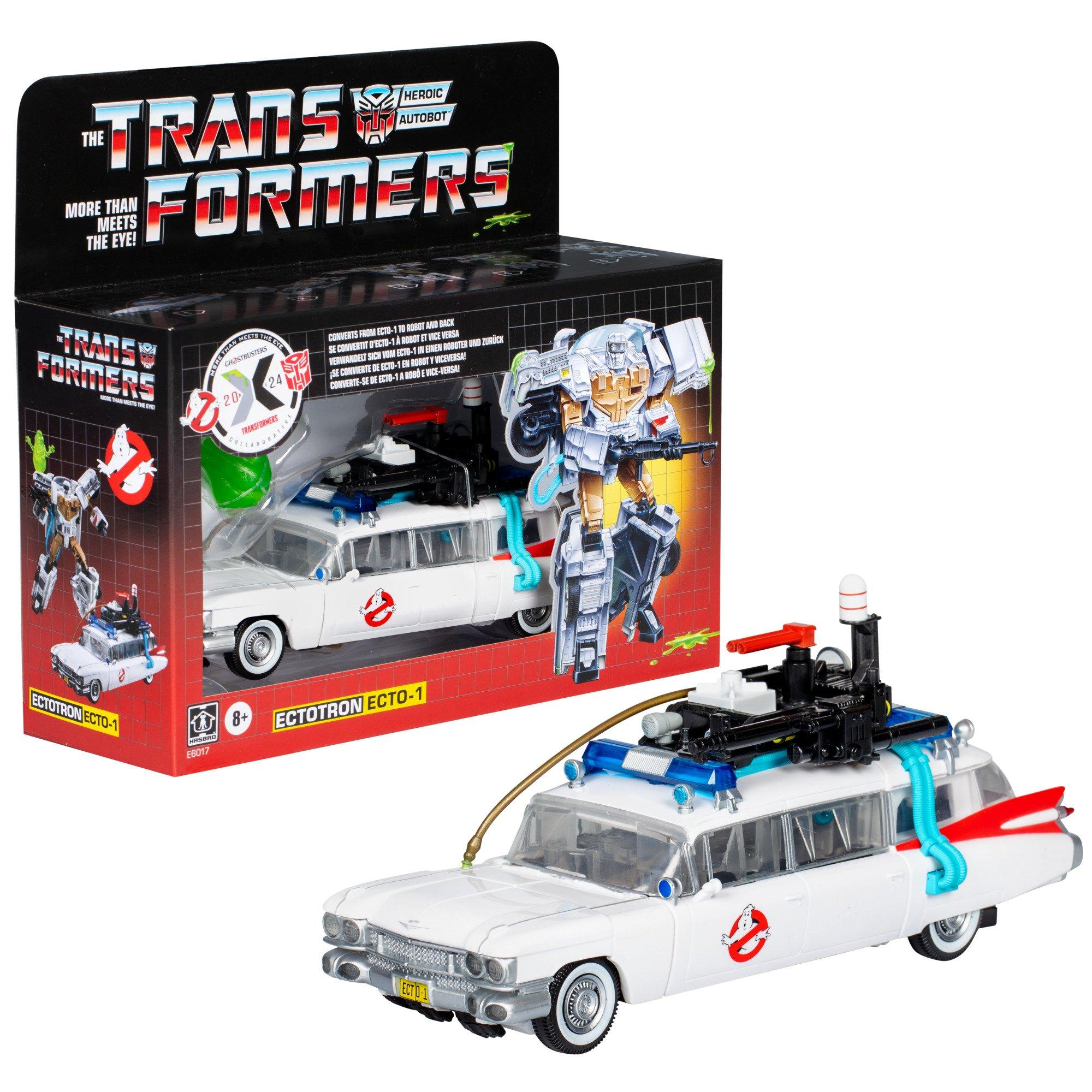 Hasbro Ghostbusters X Transformers Collaborative Ecto-1 Cadillac 7-in Action Figure