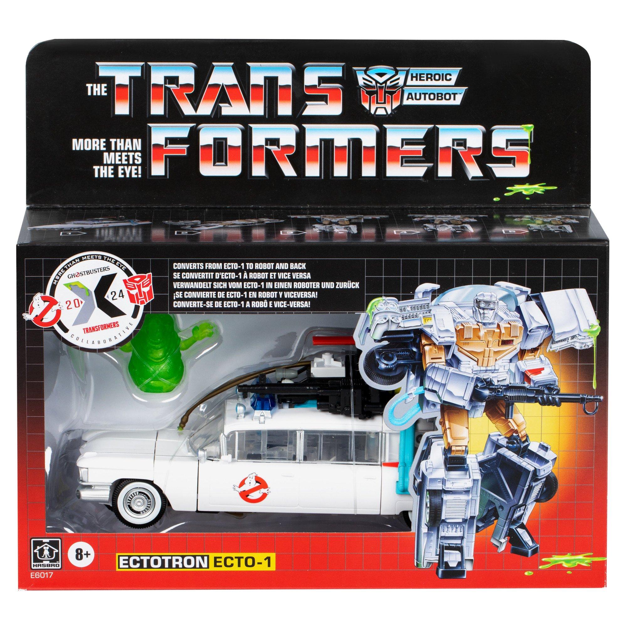 Hasbro Ghostbusters X Transformers Collaborative Ecto-1 Cadillac 7-in Action Figure