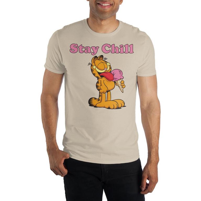 Garfield Stay Chill Ice Cream Graphic Unisex T-Shirt