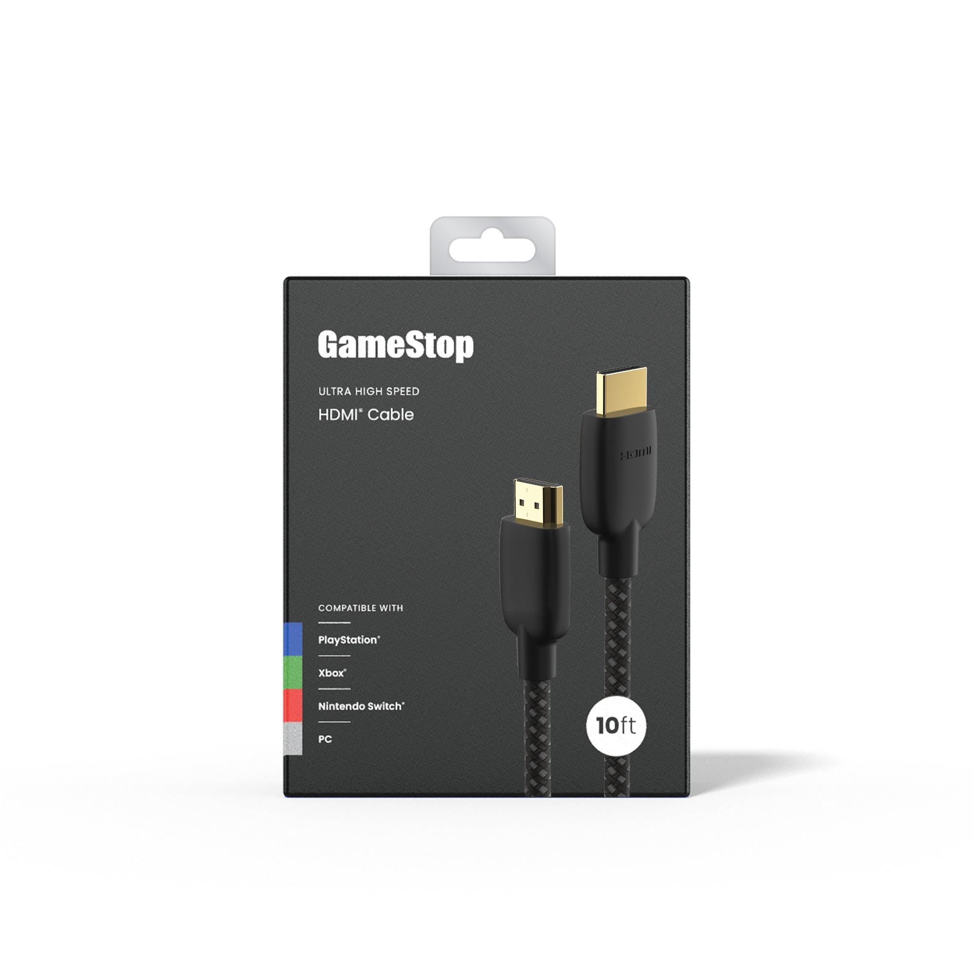 GameStop Ultra High Speed HDMI 10ft Cable for PlayStation 4/5, Xbox One,  Xbox Series X/S, Nintendo Switch, PC | GameStop