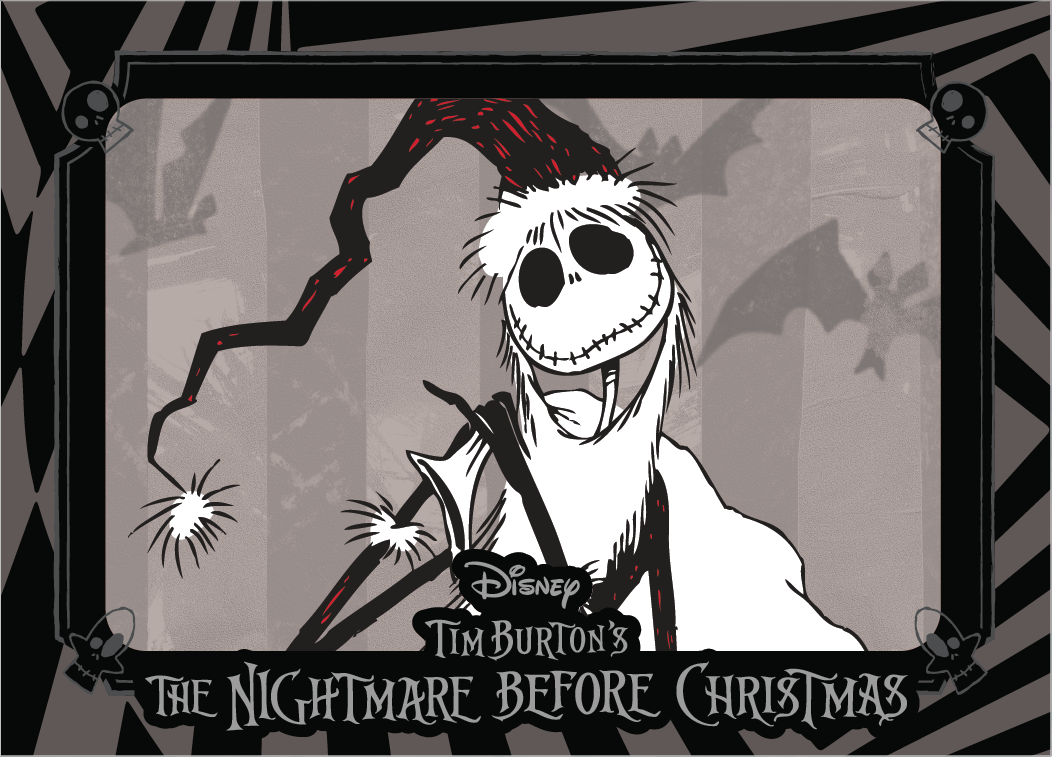 FiGPiN Nightmare Before Christmas Cybercel Collectible Art Card Foil Pack Series 1