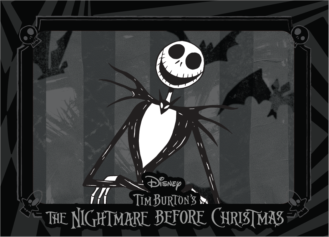 FiGPiN Nightmare Before Christmas Cybercel Collectible Art Card Foil Pack Series 1