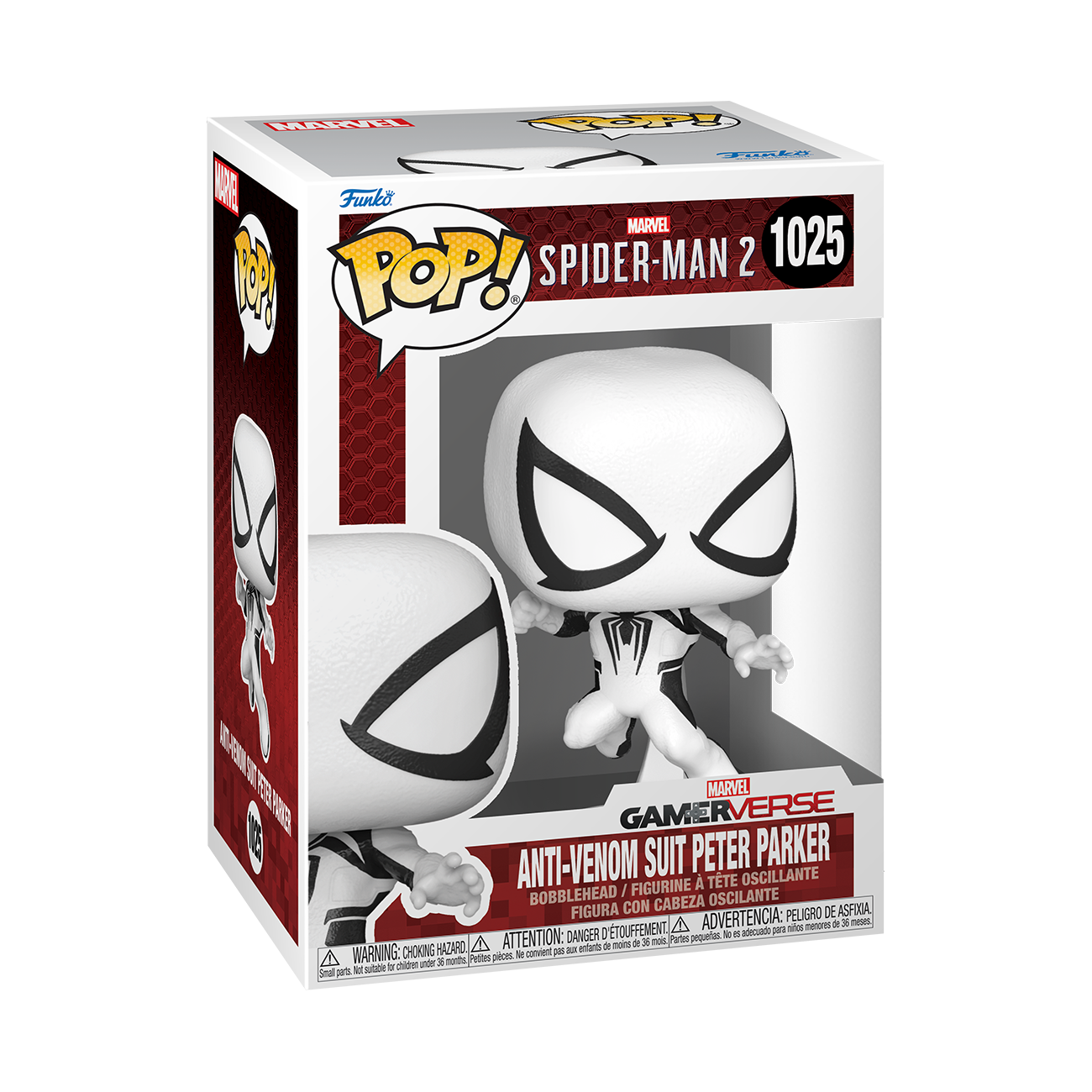 Funko POP! Games: Marvel's Spider-Man 2 Anti-Venom Peter 4.15-in Vinyl Figure