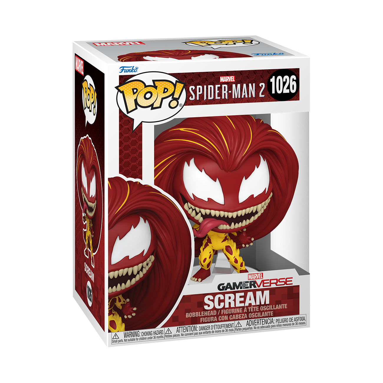 Funko POP! Games: Marvel's Spider-Man 2 Scream 4.2-in Vinyl Figure