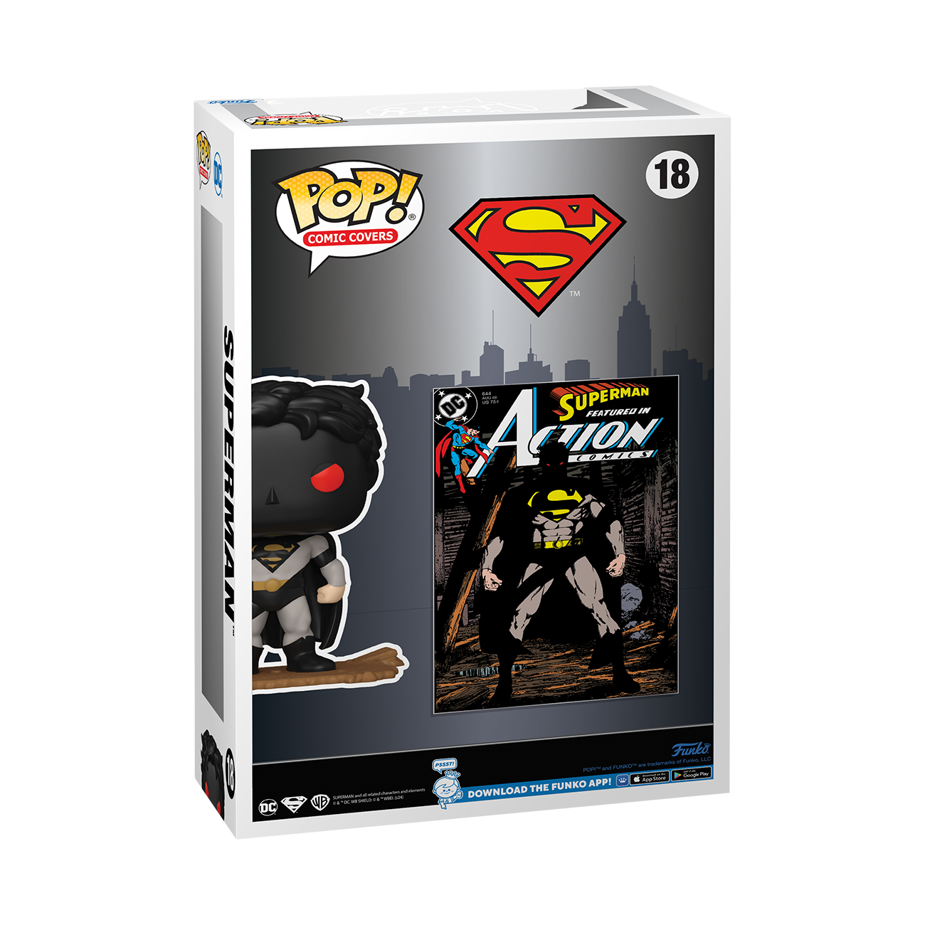Funko POP! Comic Cover: DC Superman (Issue 644) 4.1-in Vinyl Figure