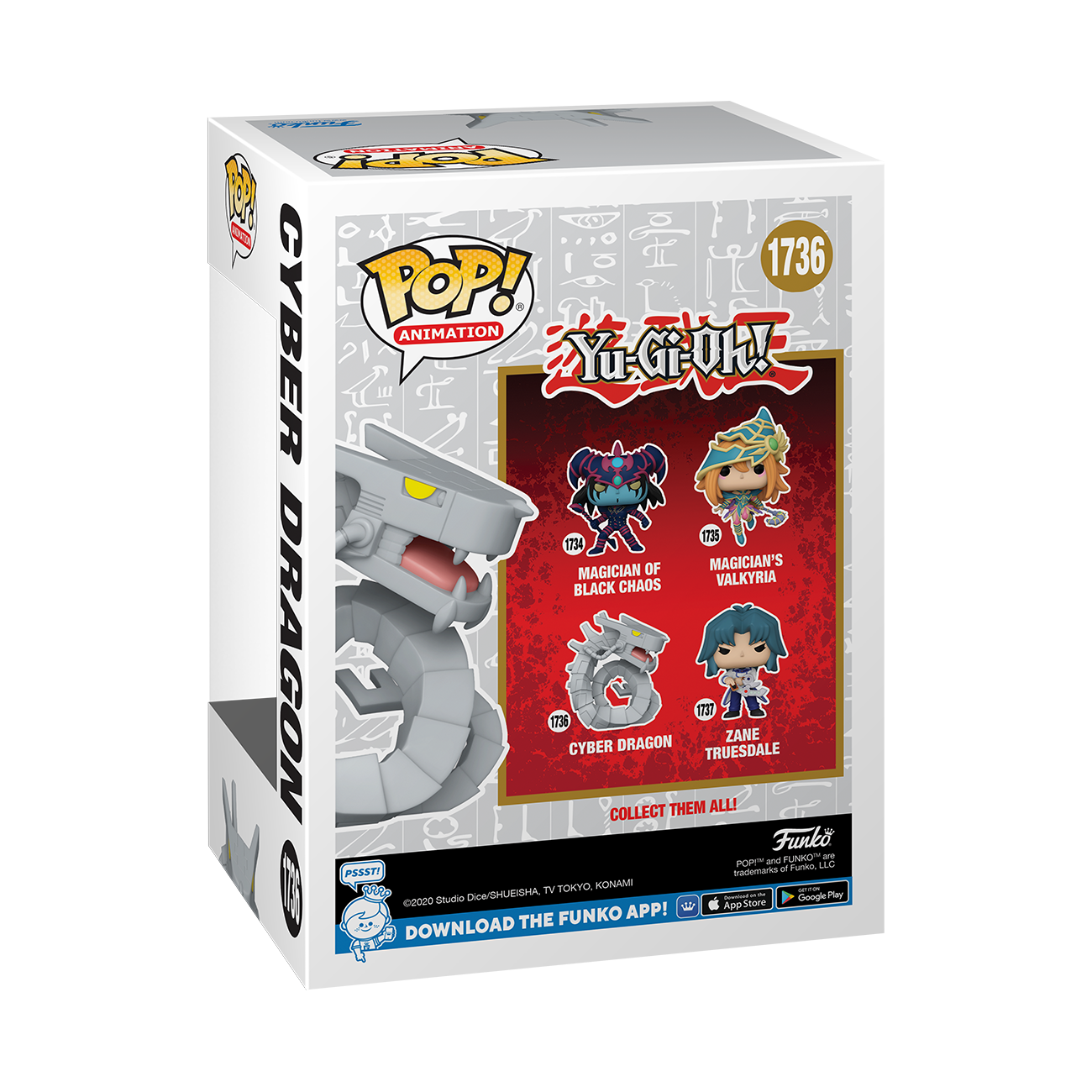 Funko POP! Animation: Yu-Gi-Oh! Cyber Dragon 4.35-in Vinyl Figure