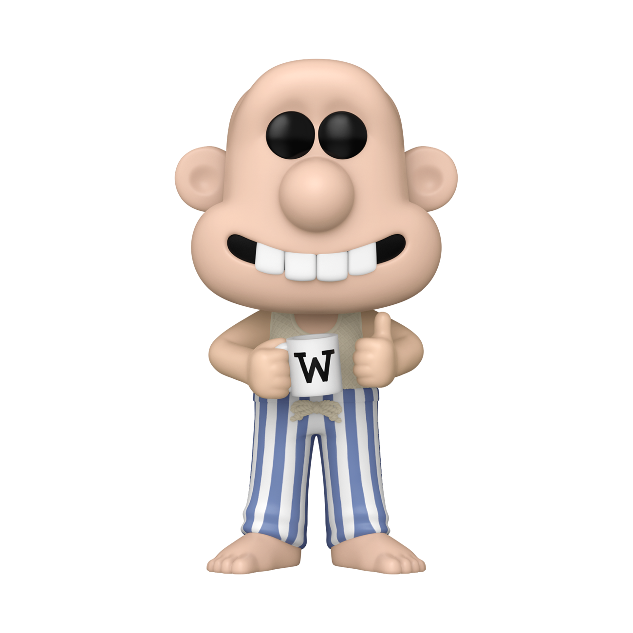 Funko POP! Animation: Wallace and Gromit Wallace in Pajamas 4.2-in Vinyl Figure