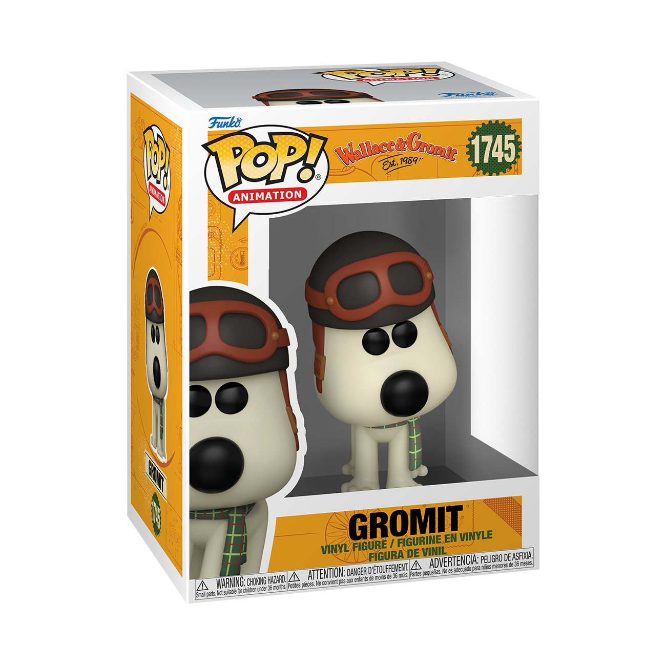 Funko POP! Animation: Wallace and Gromit 3.55-in Vinyl Figure