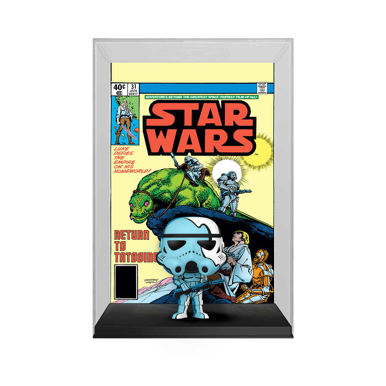 Funko POP! Comics: Star Wars Sandtrooper 3.8-in Vinyl Figure